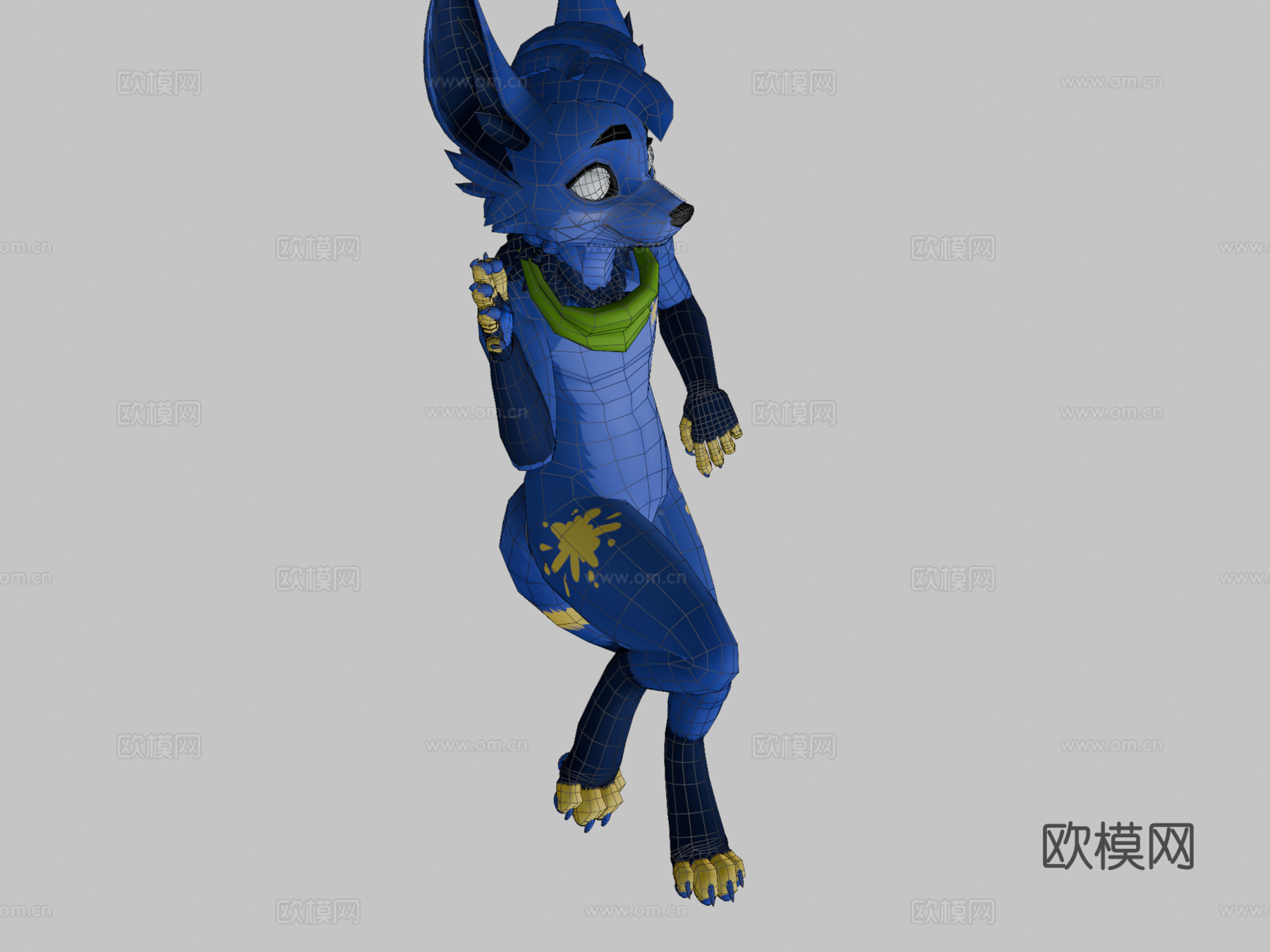 品客狐狸VRChat虚拟形象3d模型
