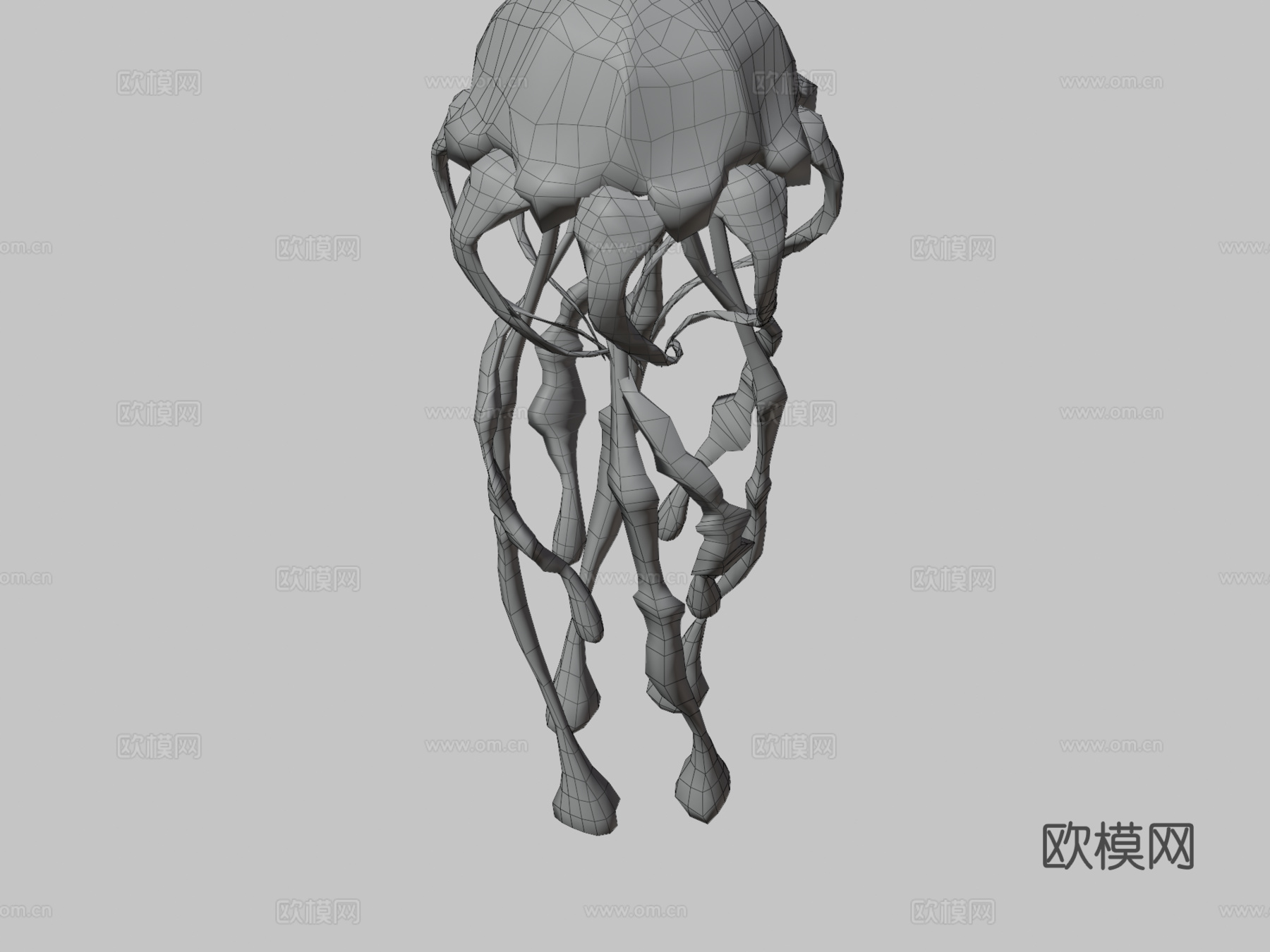 水母3d模型