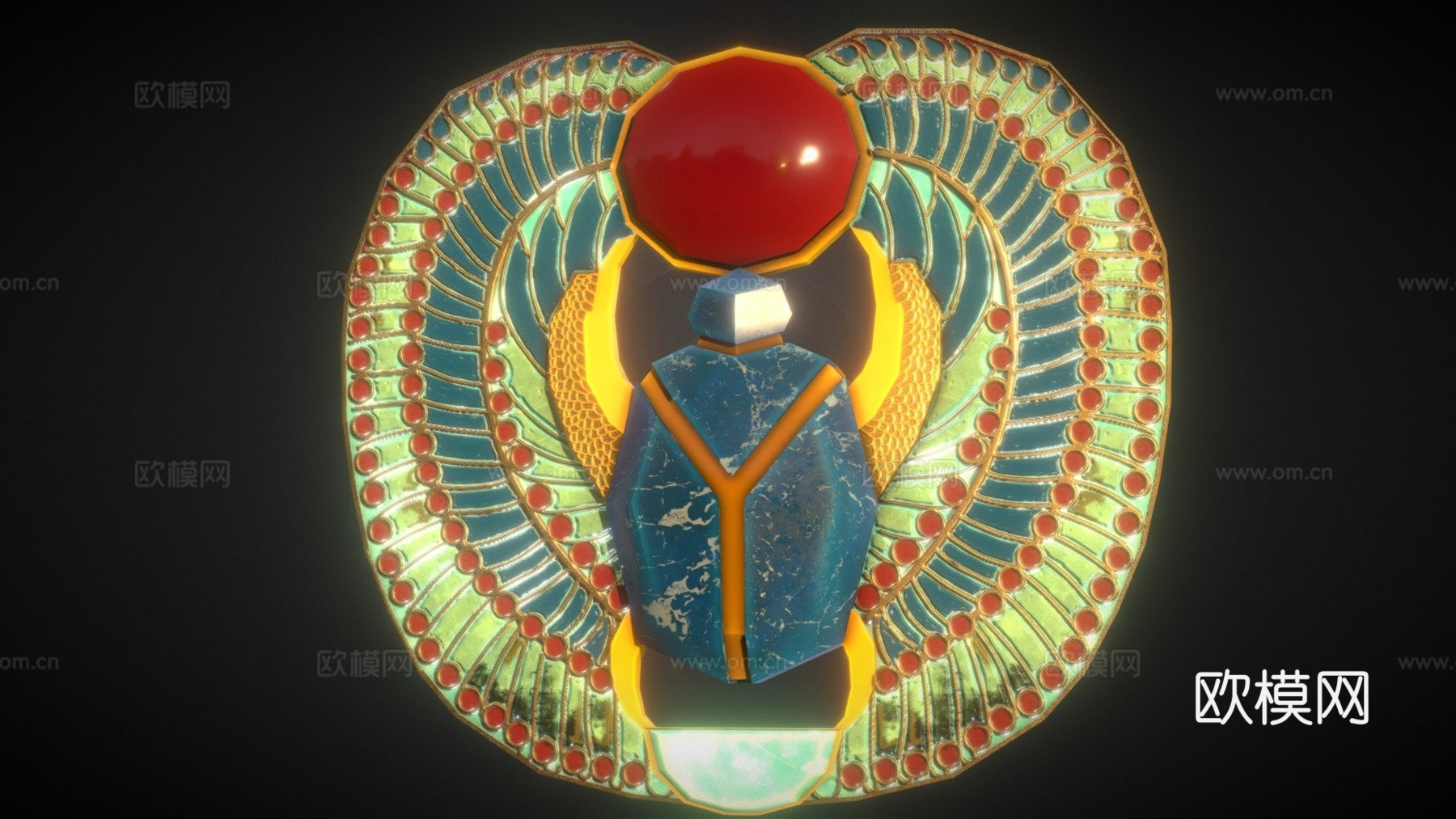 古埃及珠宝3d模型