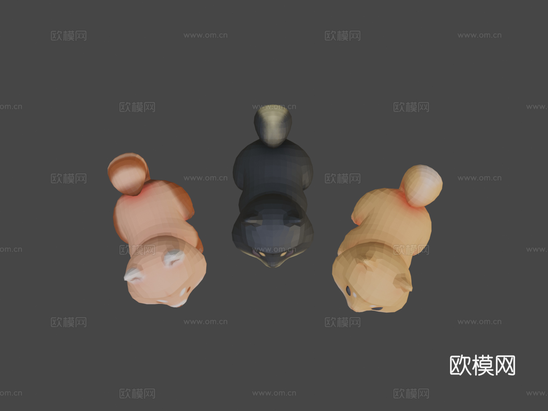 柴犬3d模型