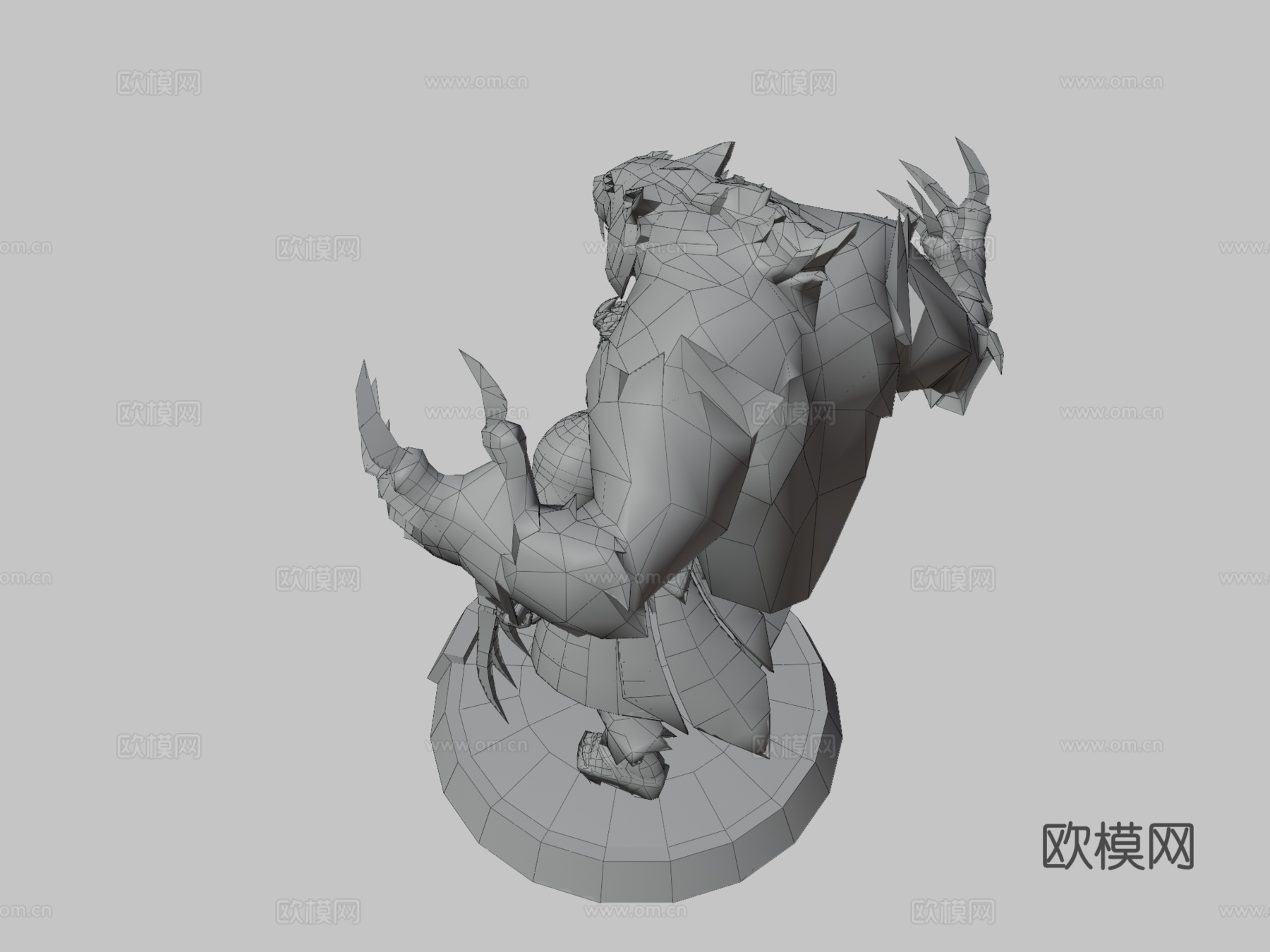 灵魂守卫乌迪尔3d模型