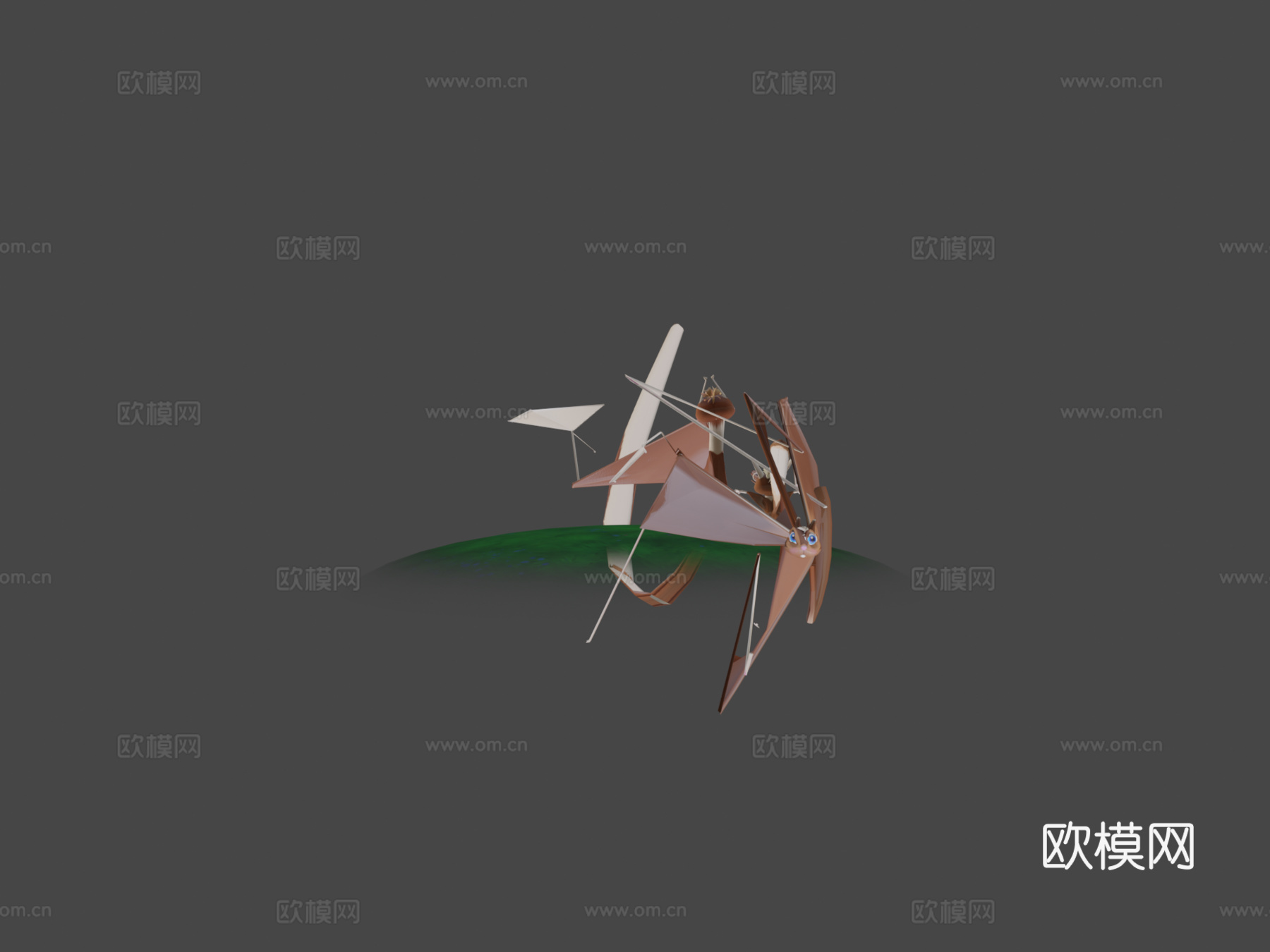 松鼠动画包3d模型