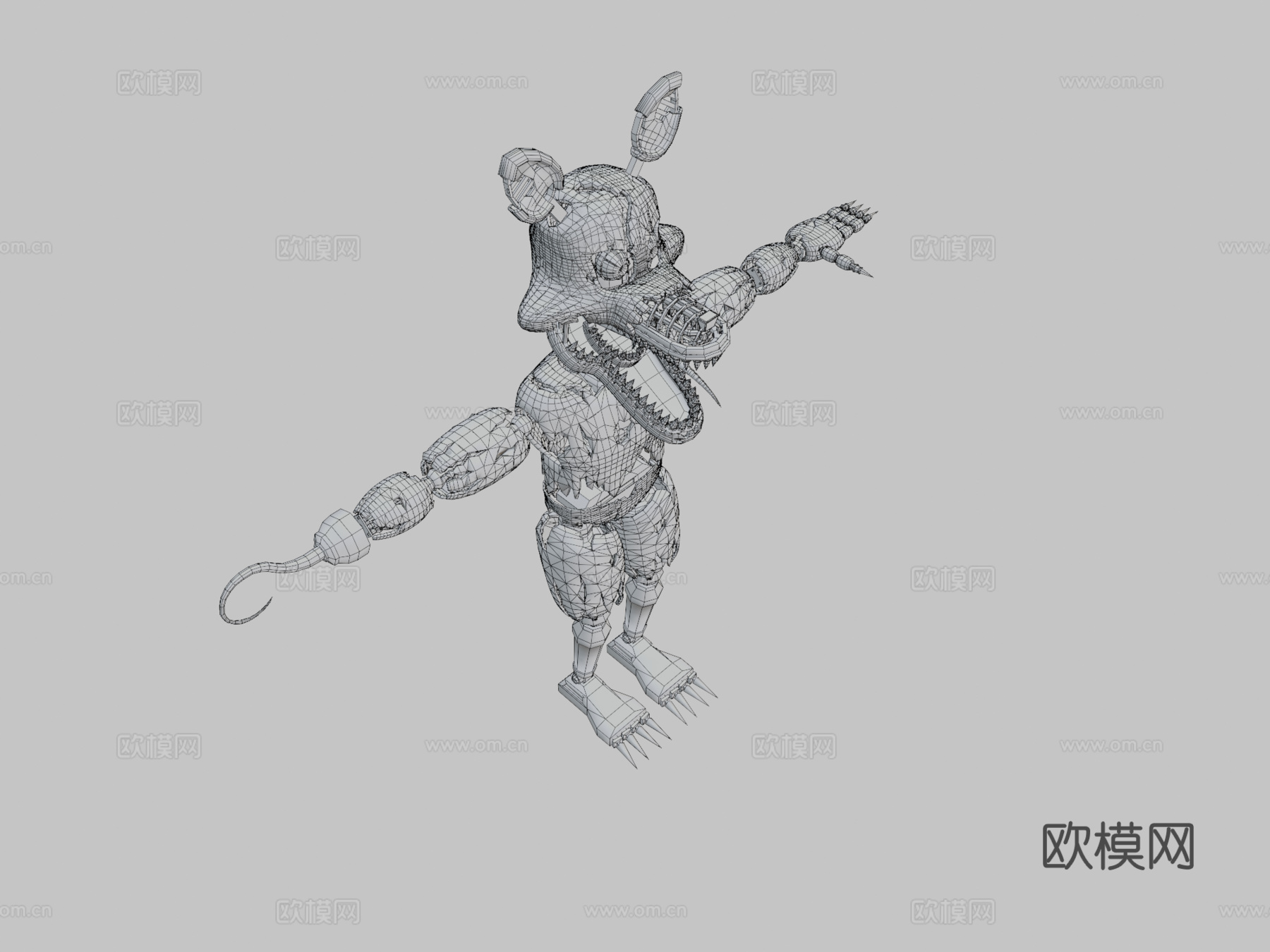 噩梦狐狸3d模型