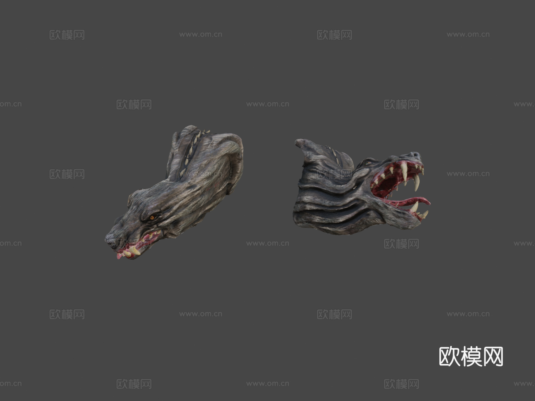 地狱三头犬(被诱惑的鸽子(西安骑士))3d模型