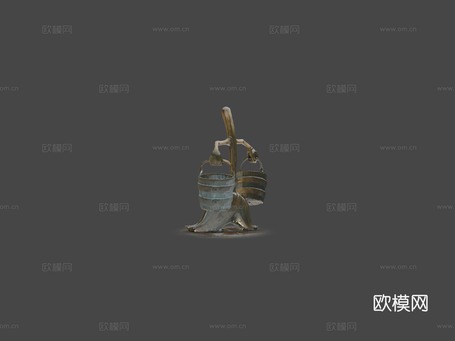 幻想曲魔法扫帚3d模型