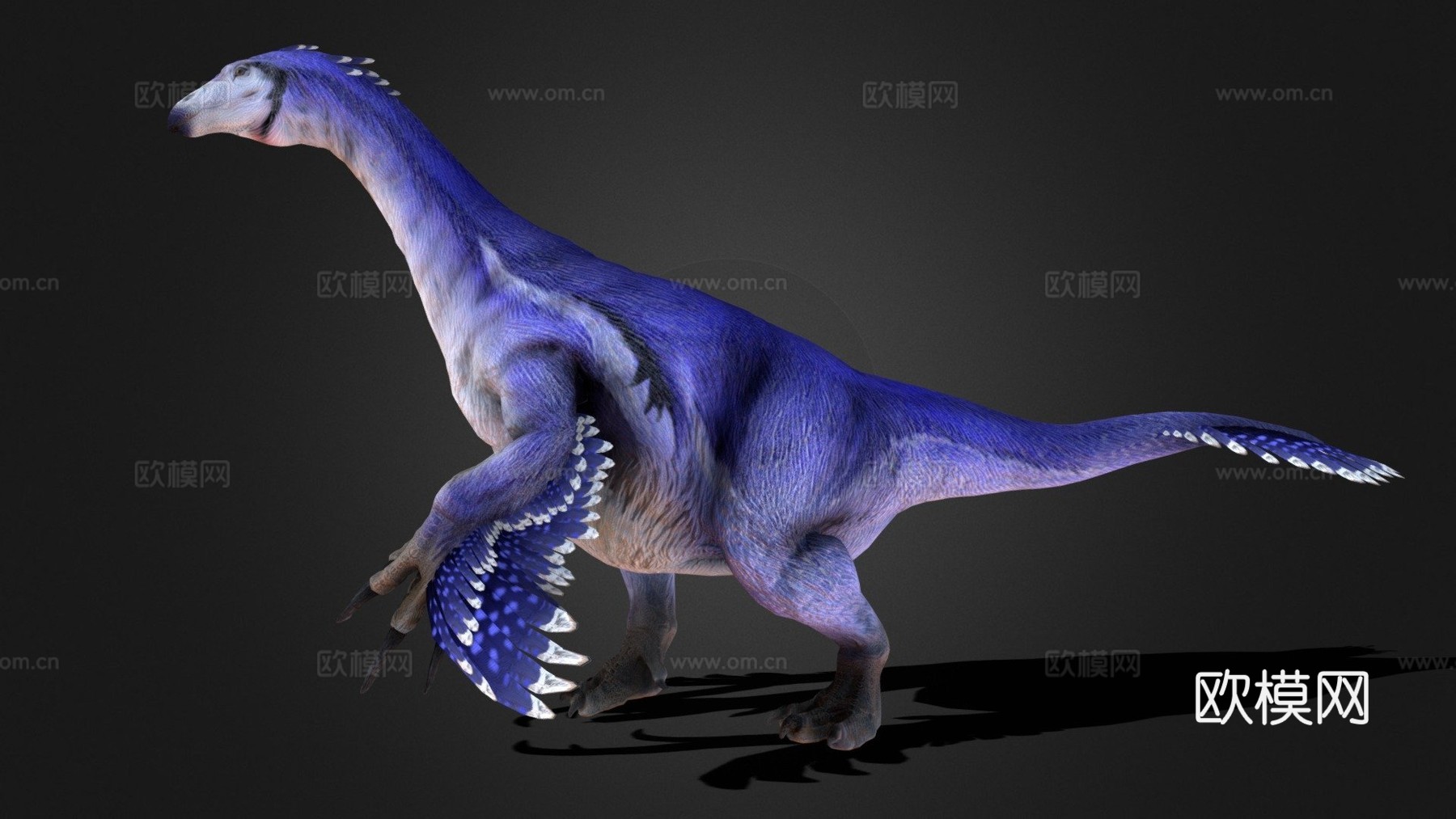 镰刀龙3d模型
