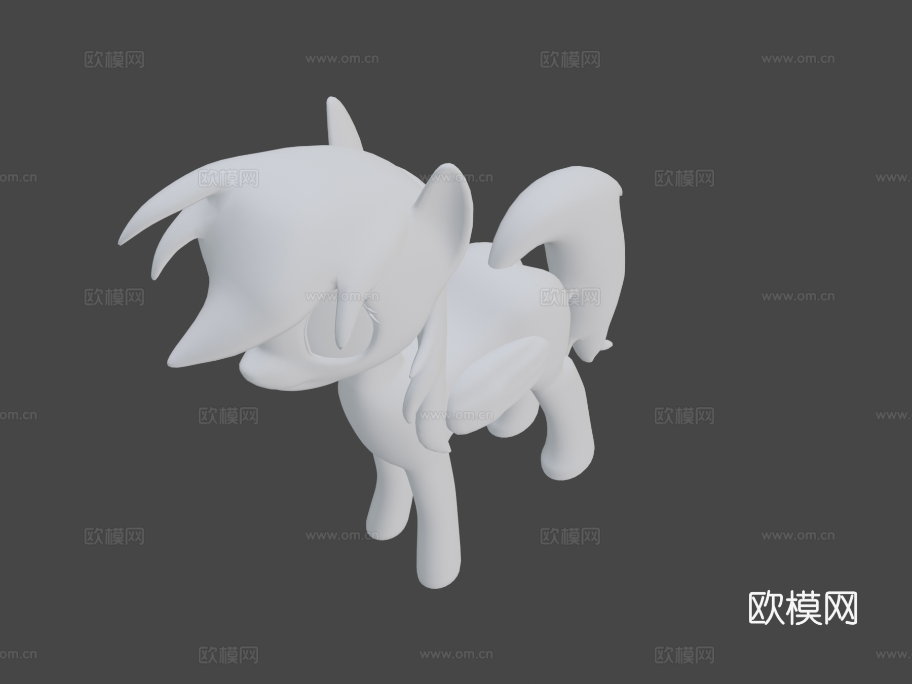 彩虹小马(胡安·加西亚·韦索(NekoKawaii11))3d模型