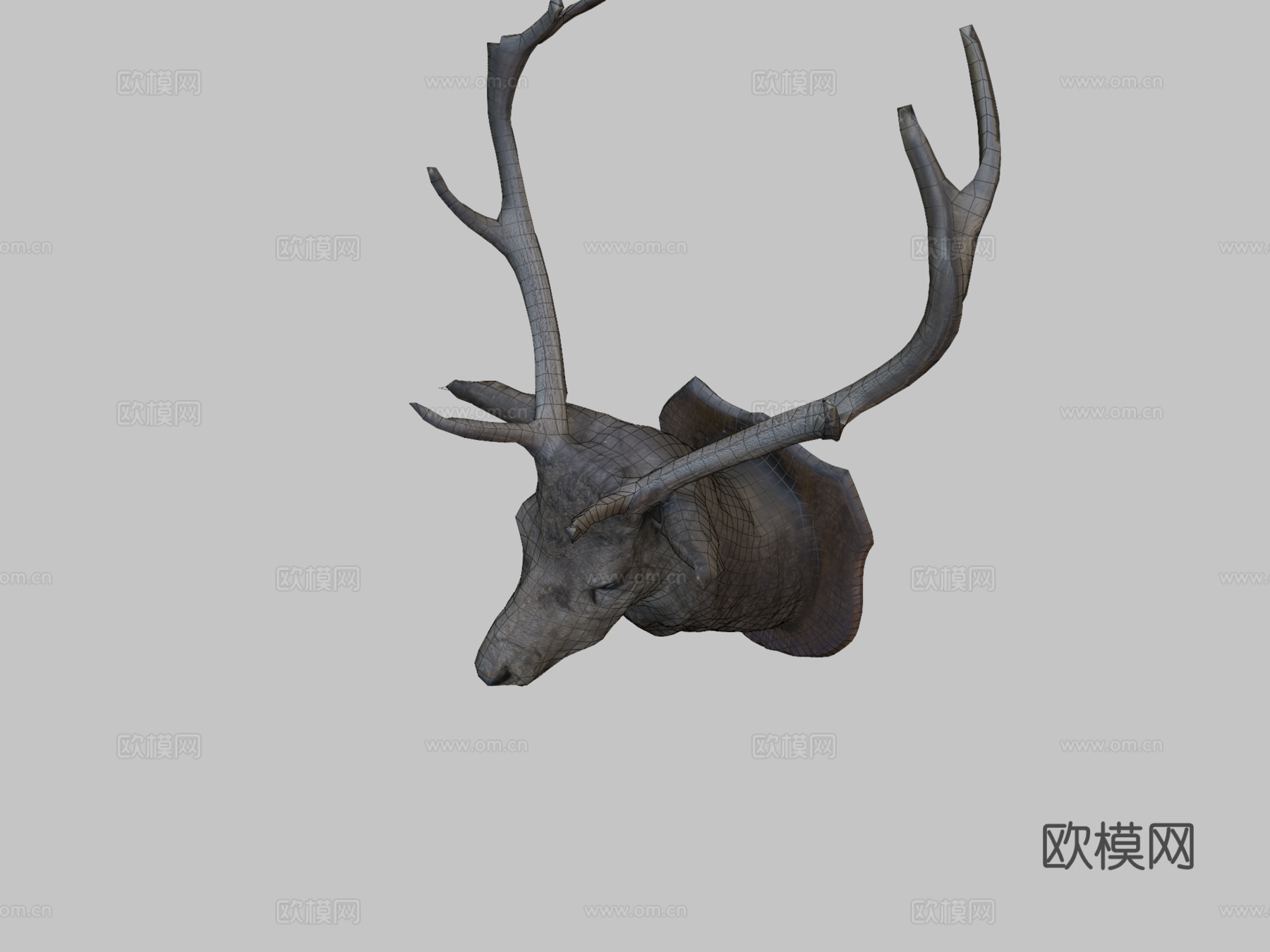 鹿3d模型