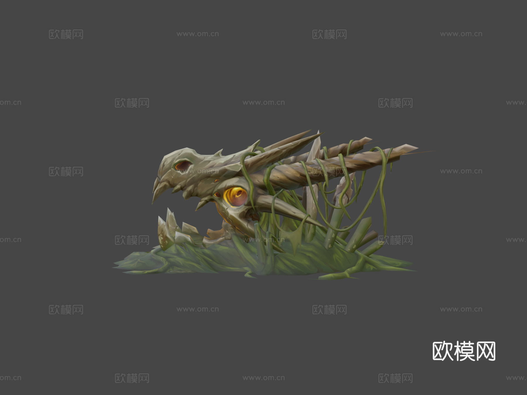 龙头骨3d模型