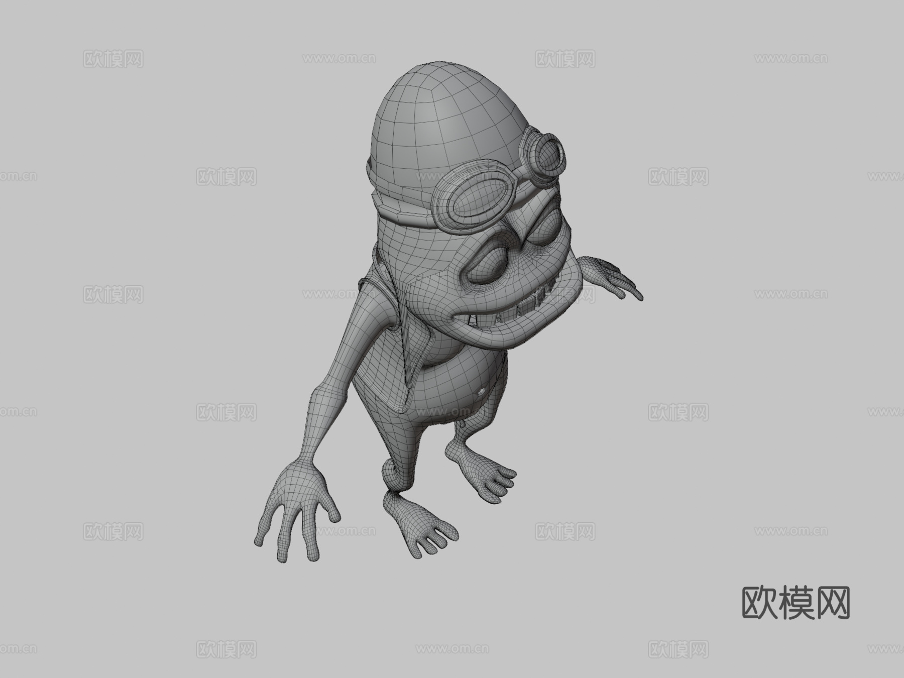 疯狂青蛙3d模型