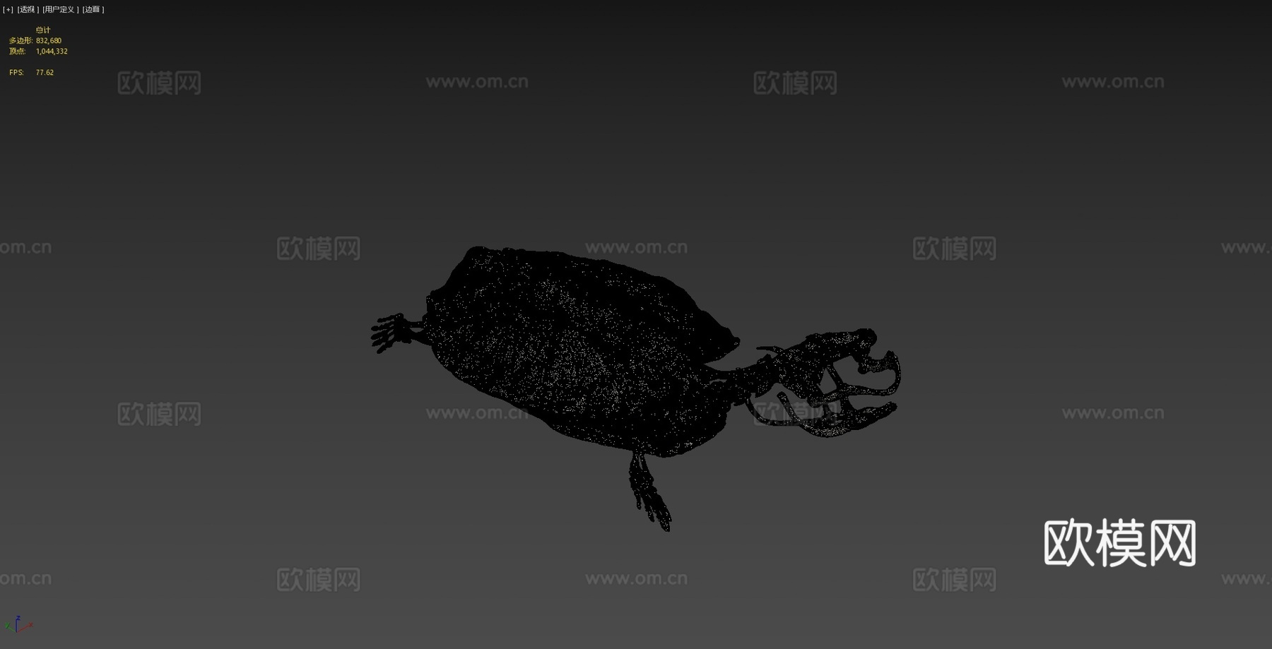 玛塔玛塔龟3d模型