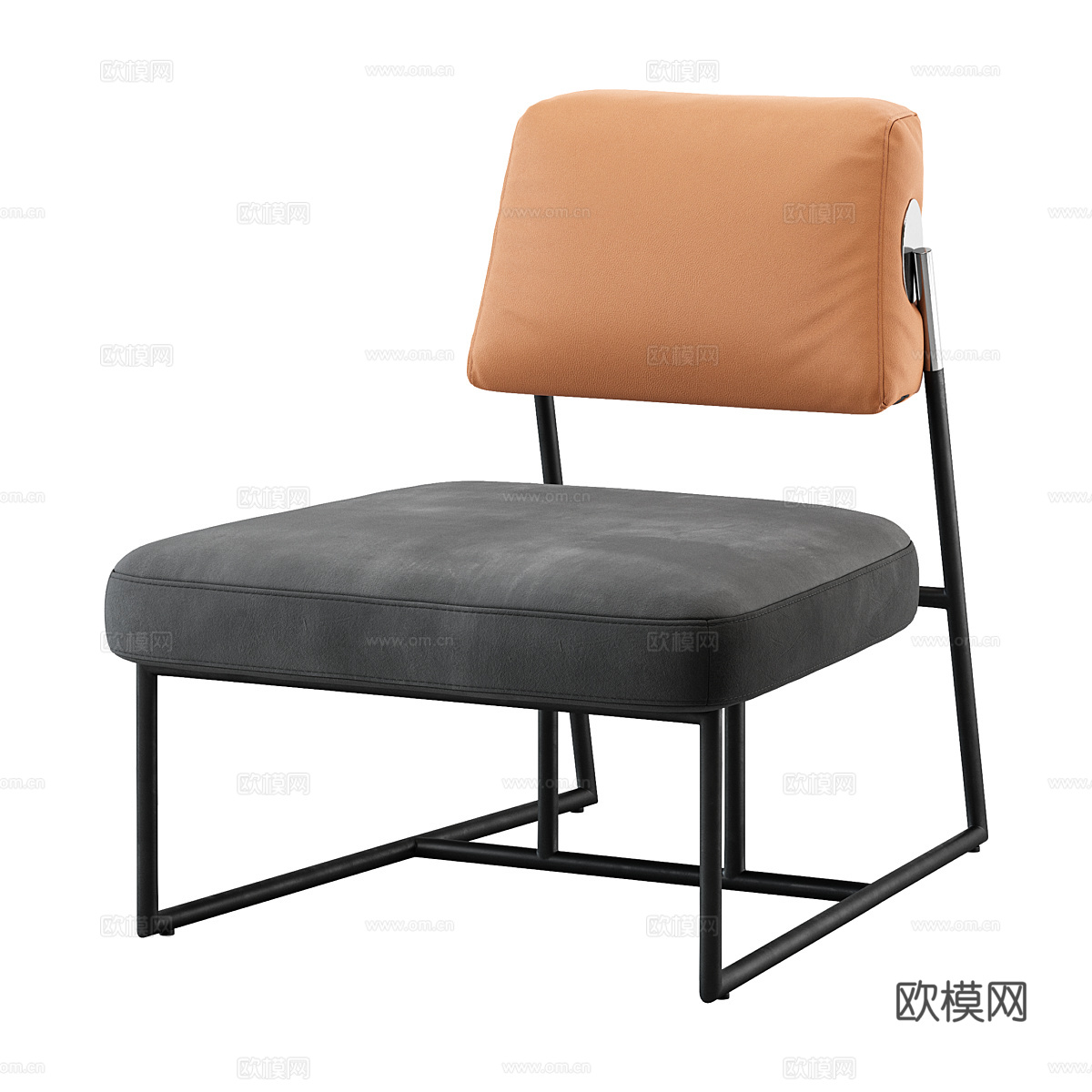 现代简约单人沙发 单人沙发 简约沙发 休闲沙发 客厅沙发3d模型