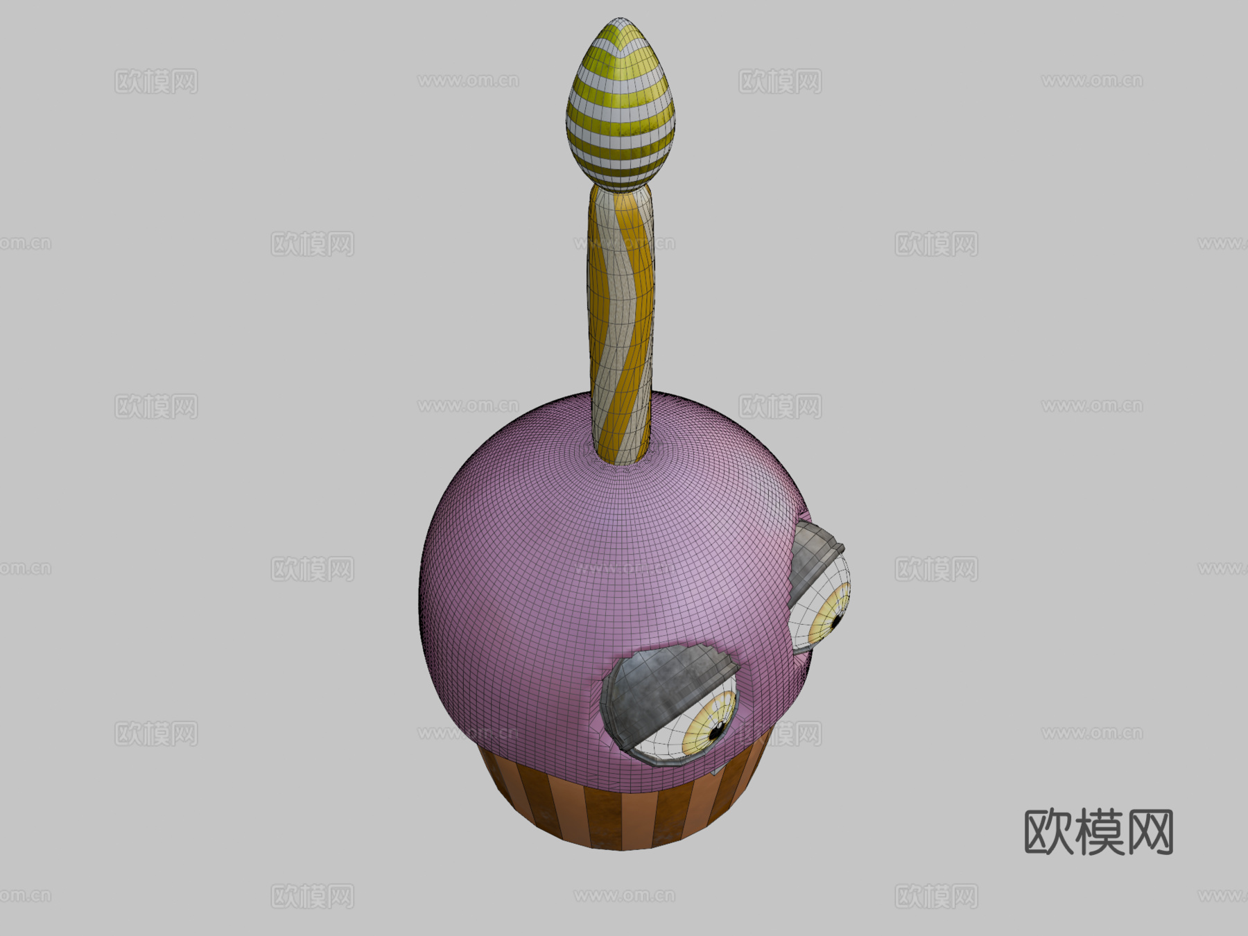 玩具熊的五夜后宫1杯子蛋糕3d模型
