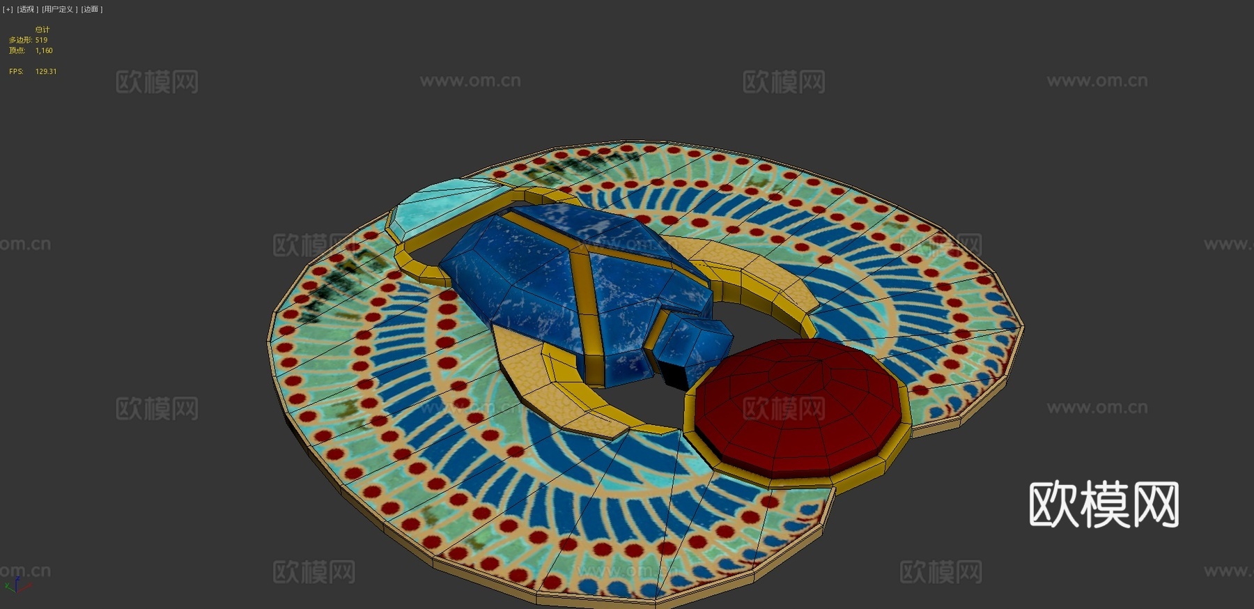古埃及珠宝3d模型