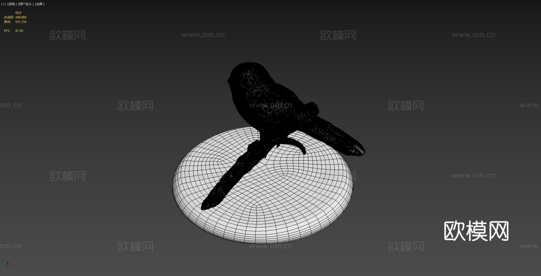 降临22-冬鸟3d模型