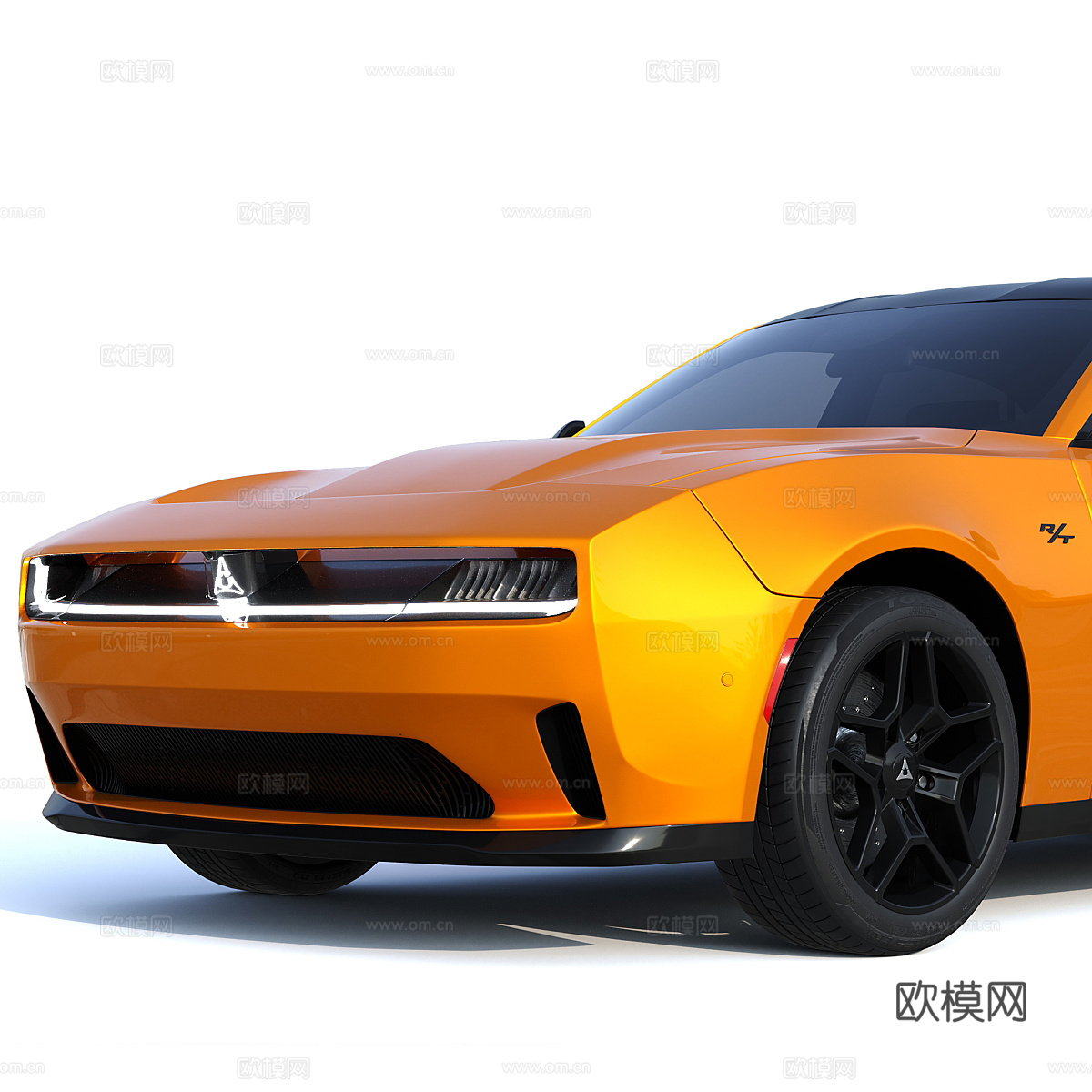 道奇 Charger Daytona 4门 2024 轿车3d模型