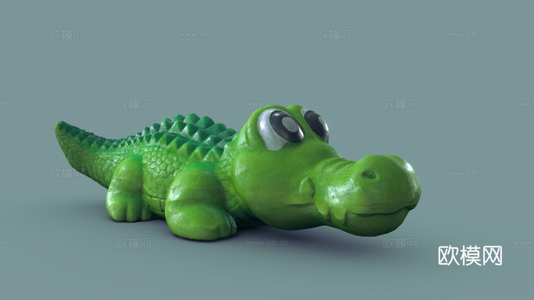 鳄鱼狗玩具3D扫描3d模型