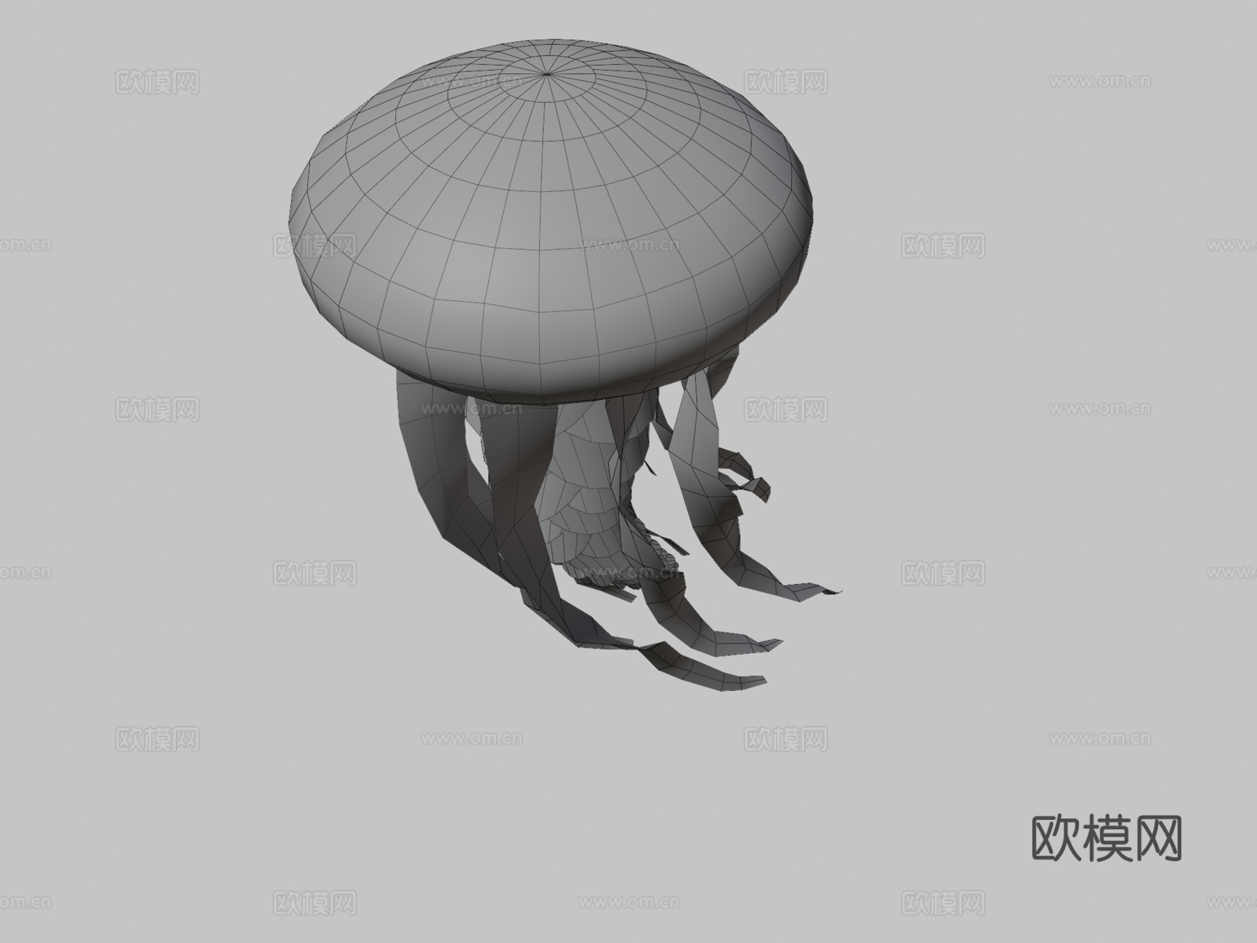 水母3d模型
