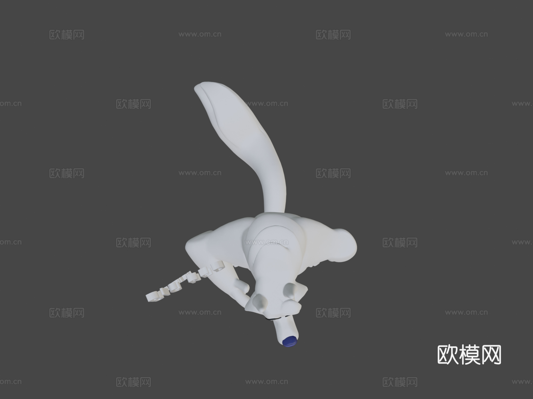 大红3d模型