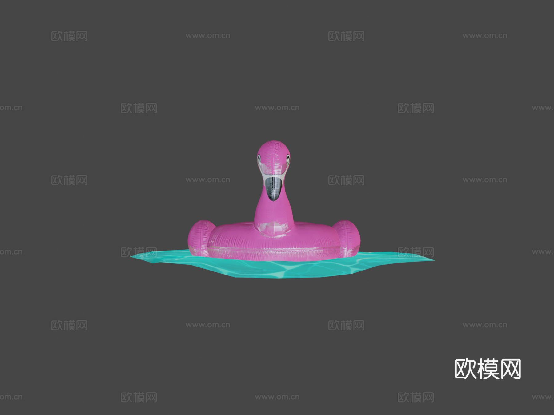 充气火烈鸟3d模型