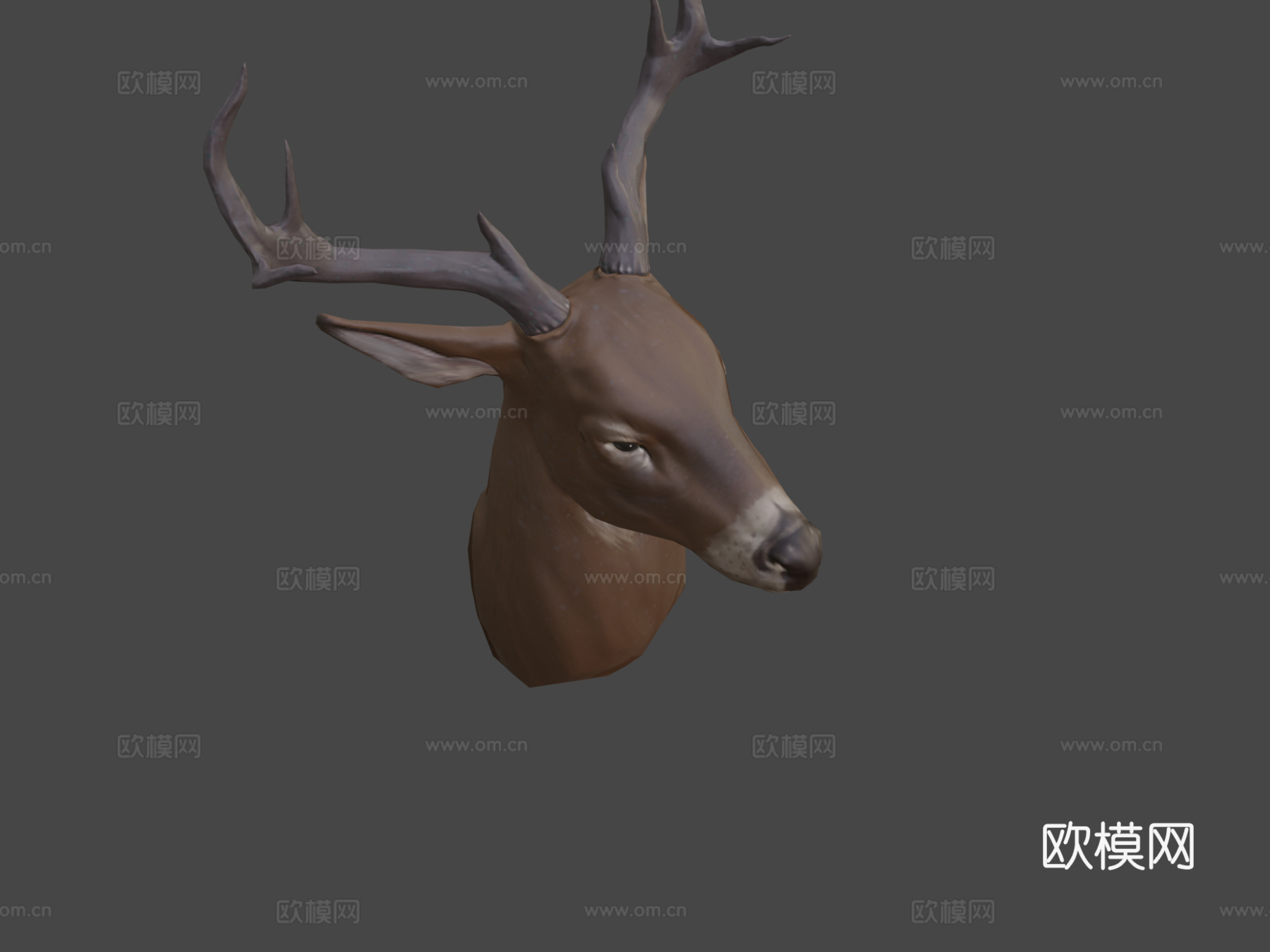 鹿3d模型
