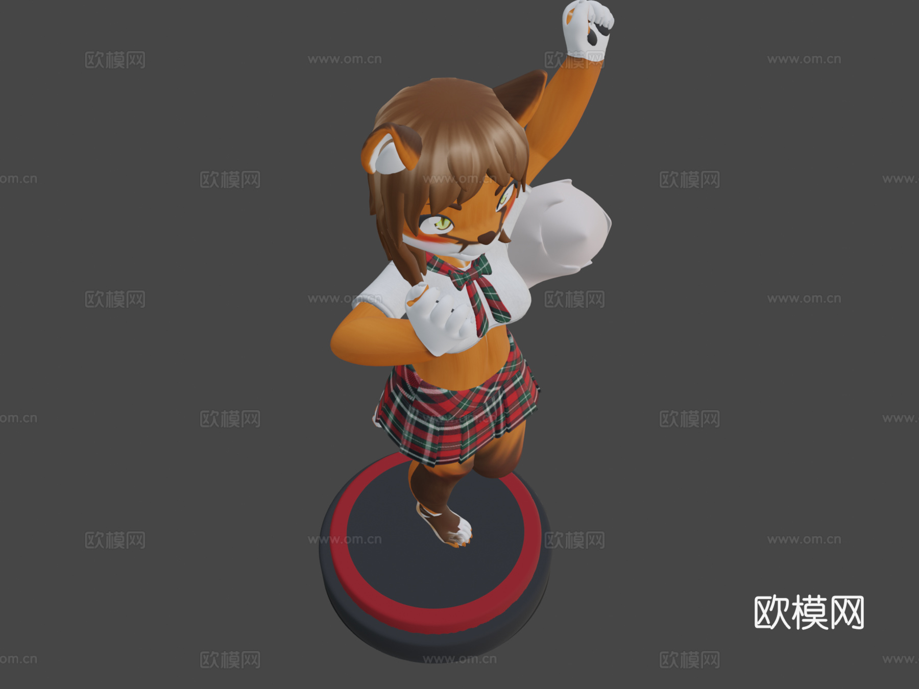 朱莉娅·白羊座3d模型
