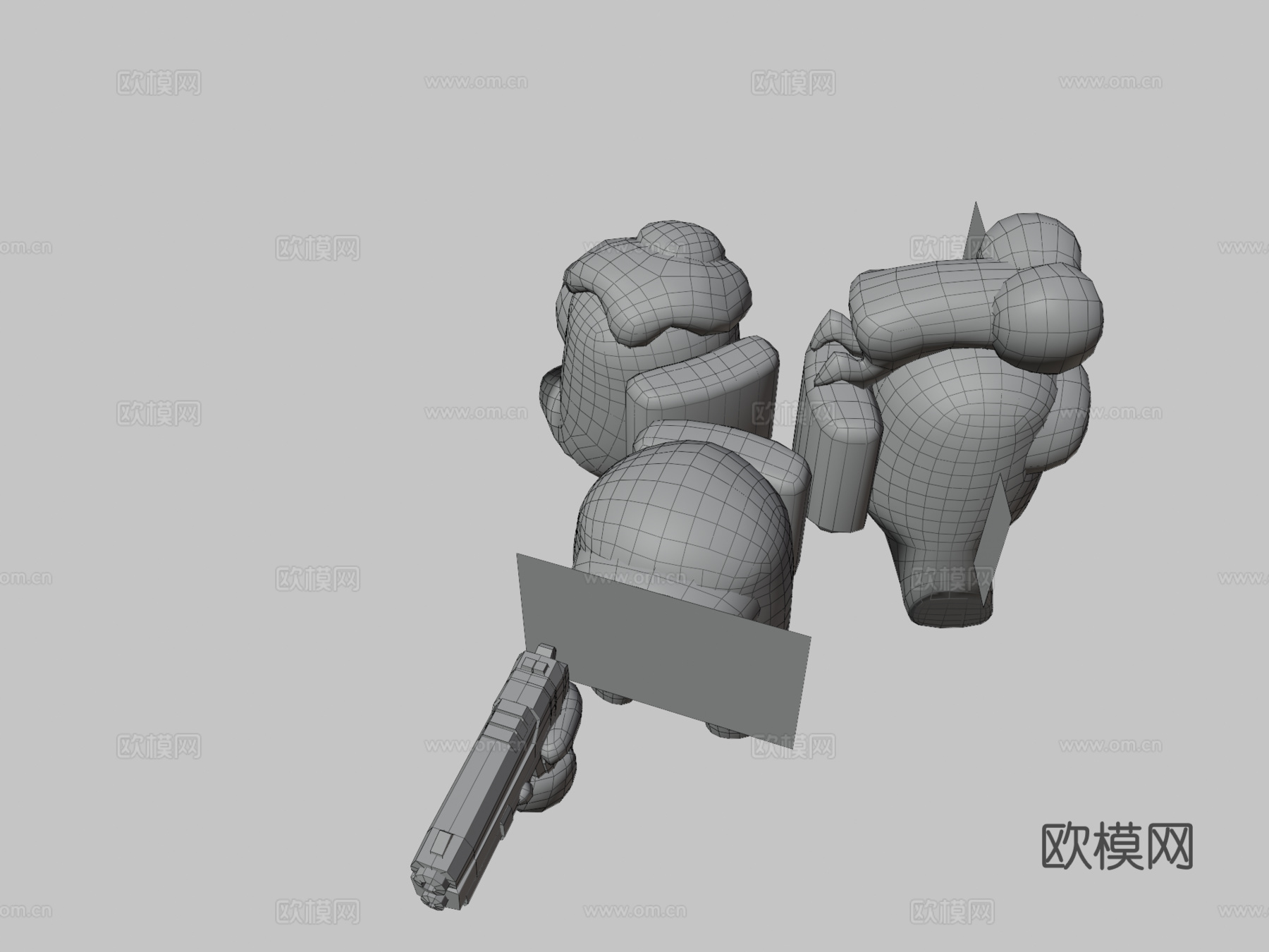 我们之中!!3d模型
