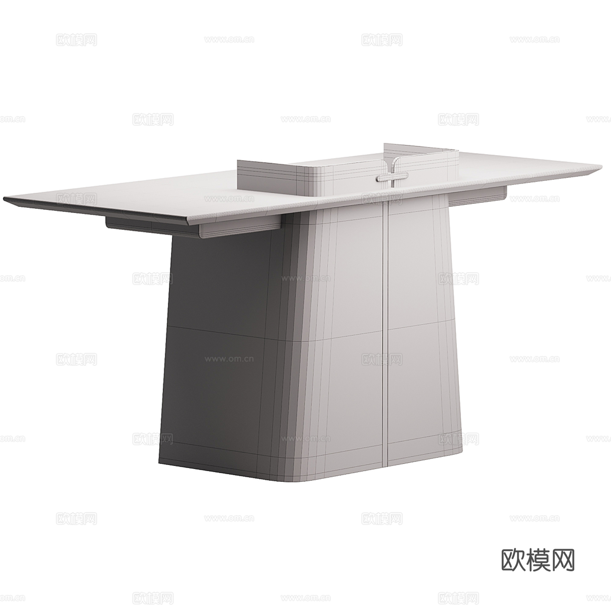 现代玄关条案3d模型