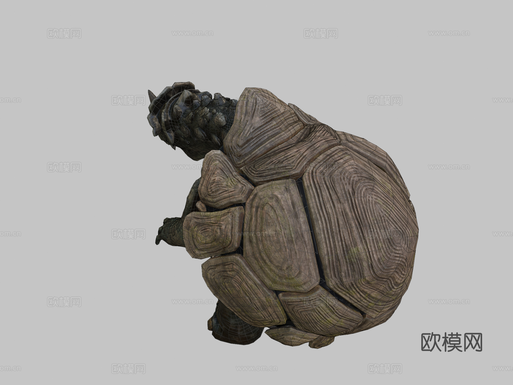 龟型怪兽3d模型