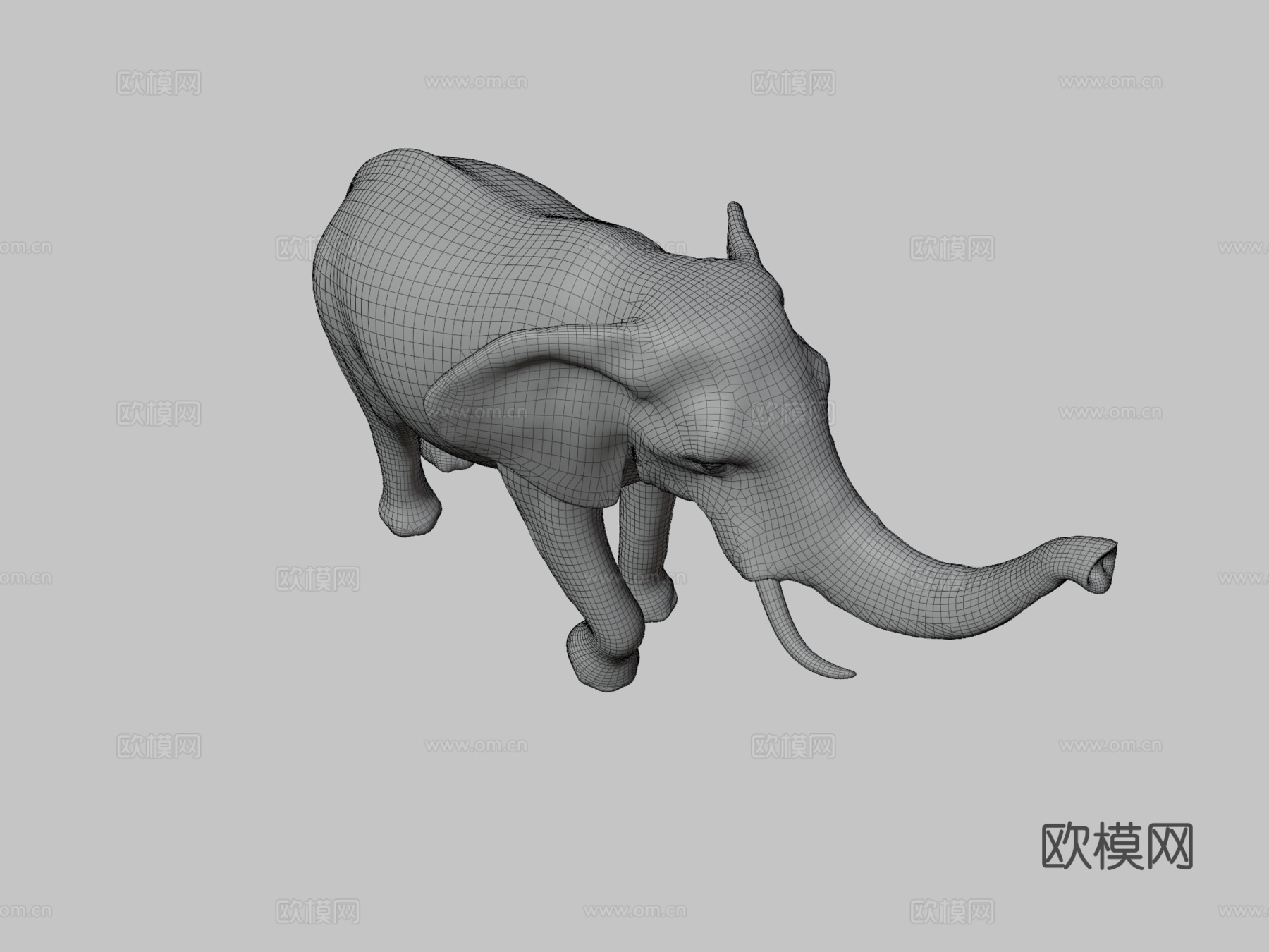 大象?-真实感3d模型