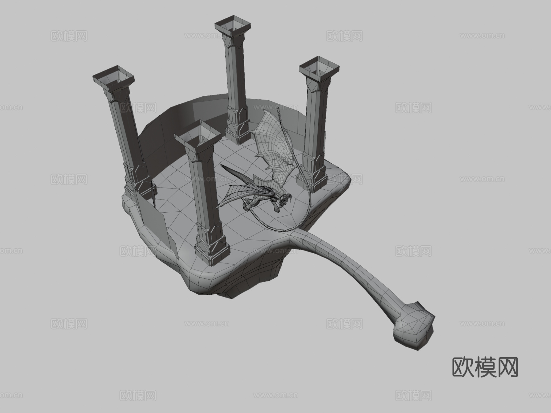 魔苟斯的炎魔3d模型