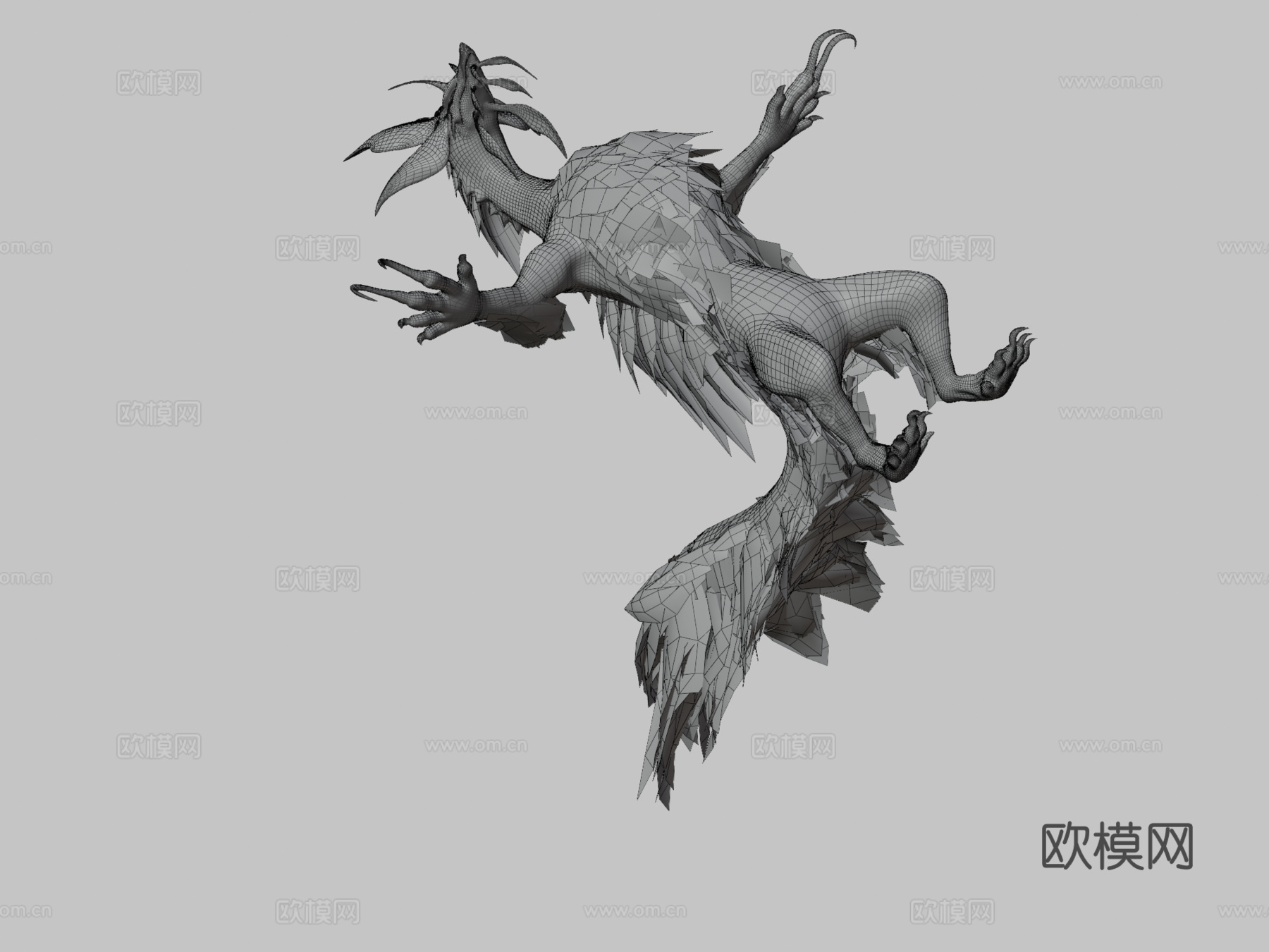 泡狐龙[怪物猎人]3d模型
