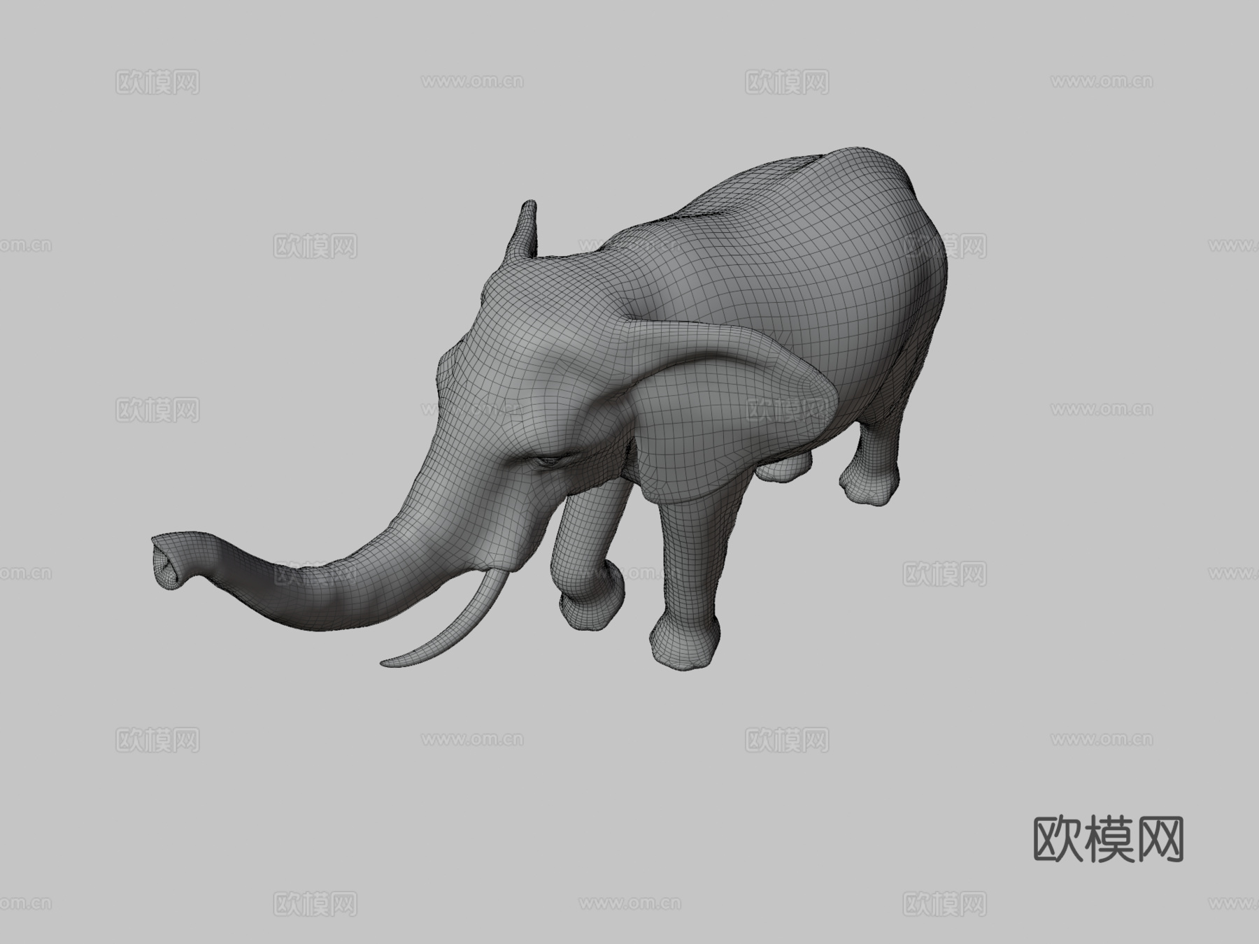 大象3d模型