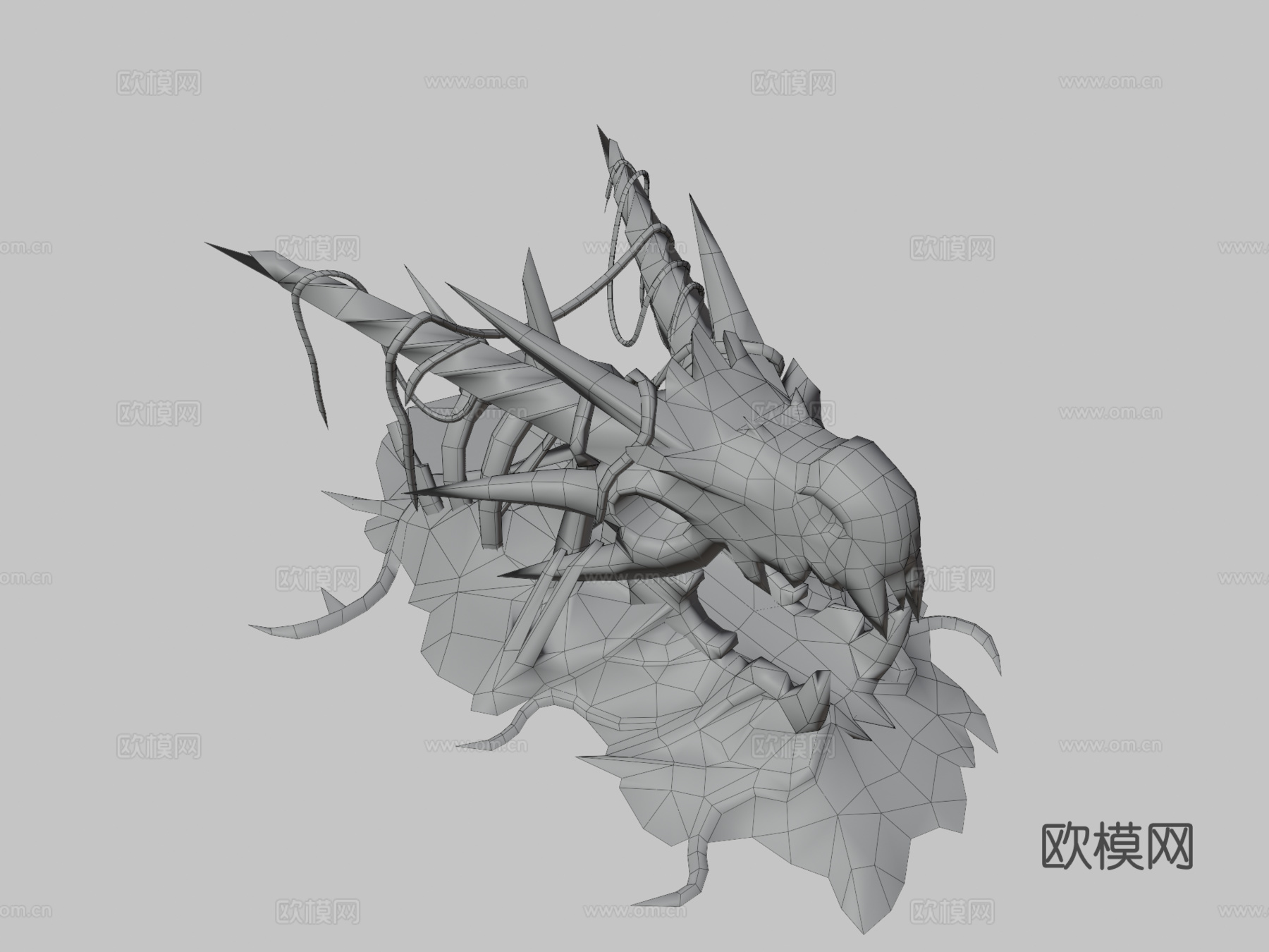 龙头骨3d模型