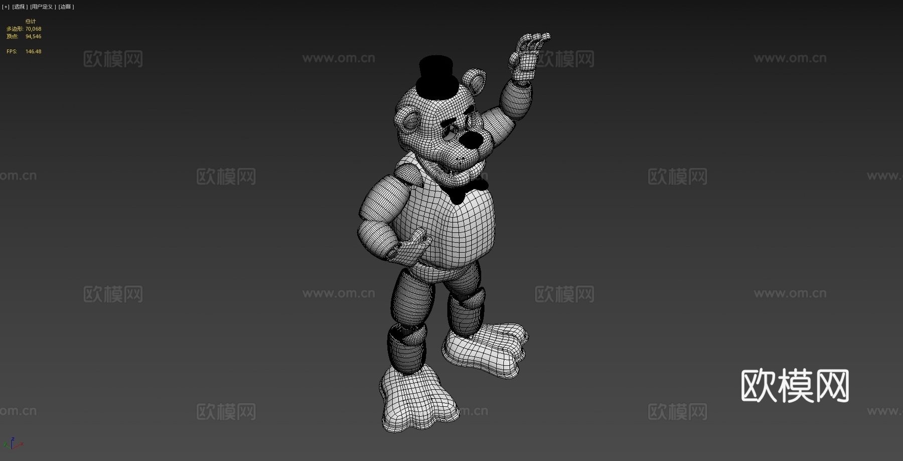 弗雷迪费斯熊v113d模型