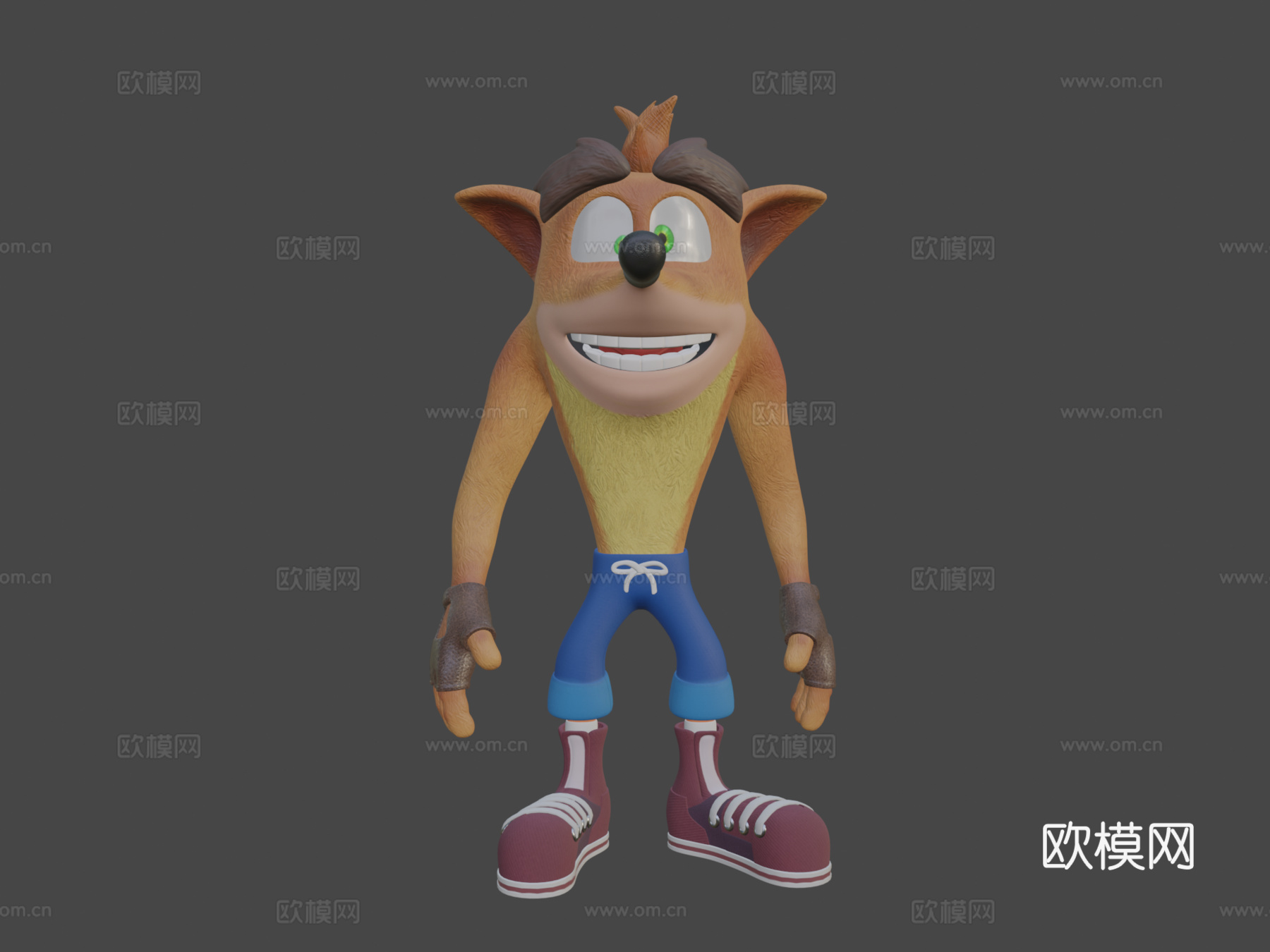 古惑狼3d模型
