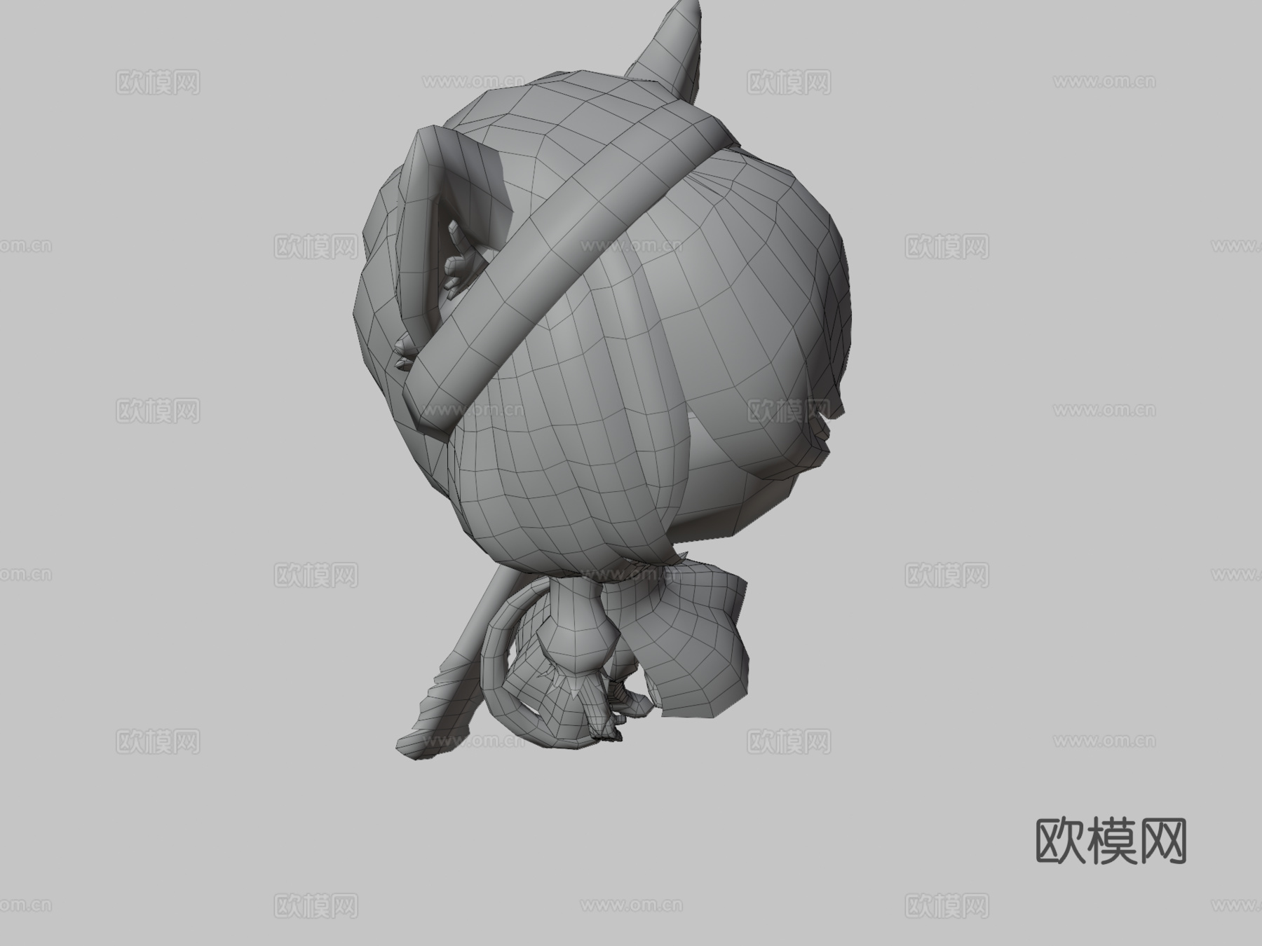 猫娘尤尔哈2B3d模型