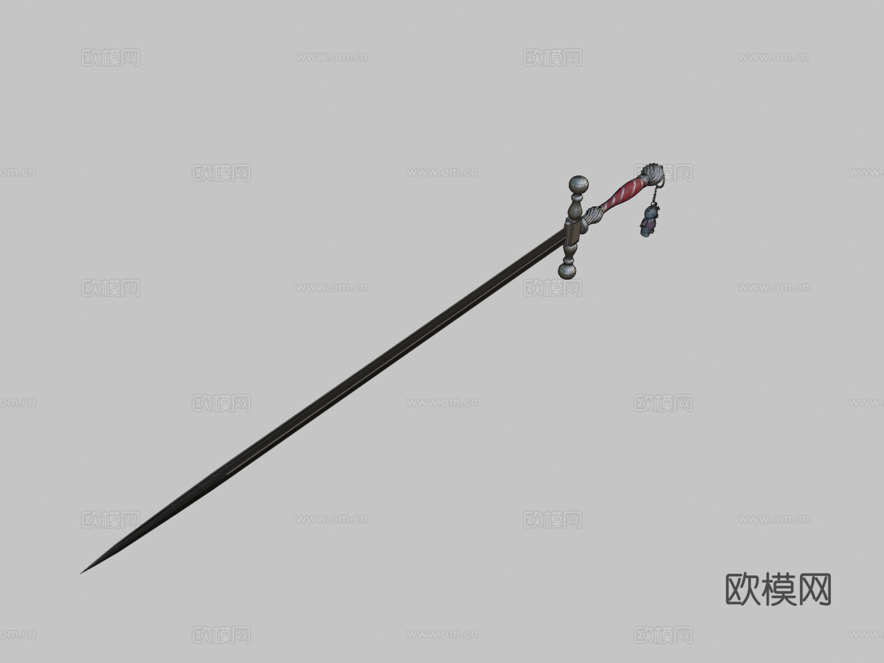 古雷治奥利乌丁剑3d模型