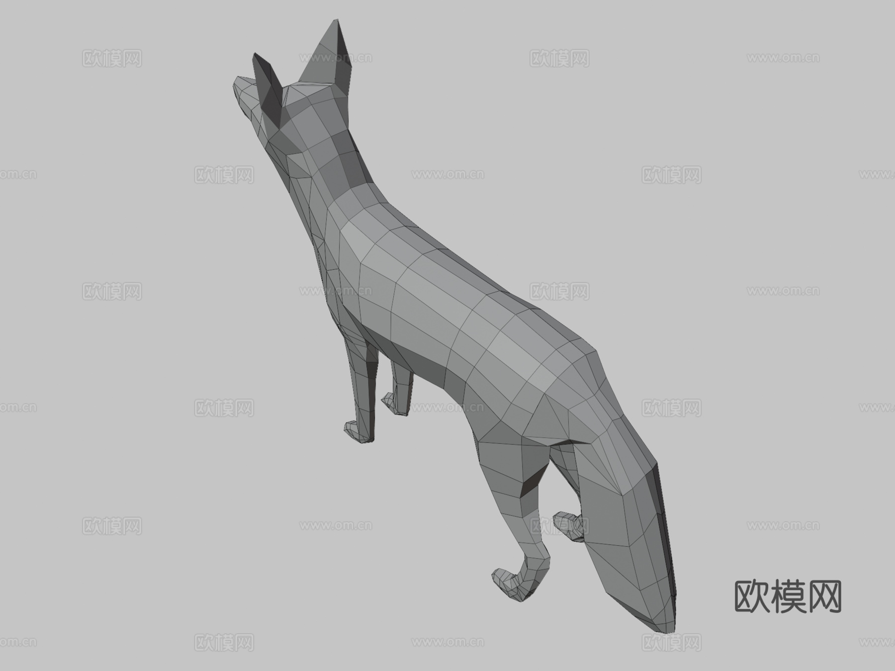 狐狸3d模型