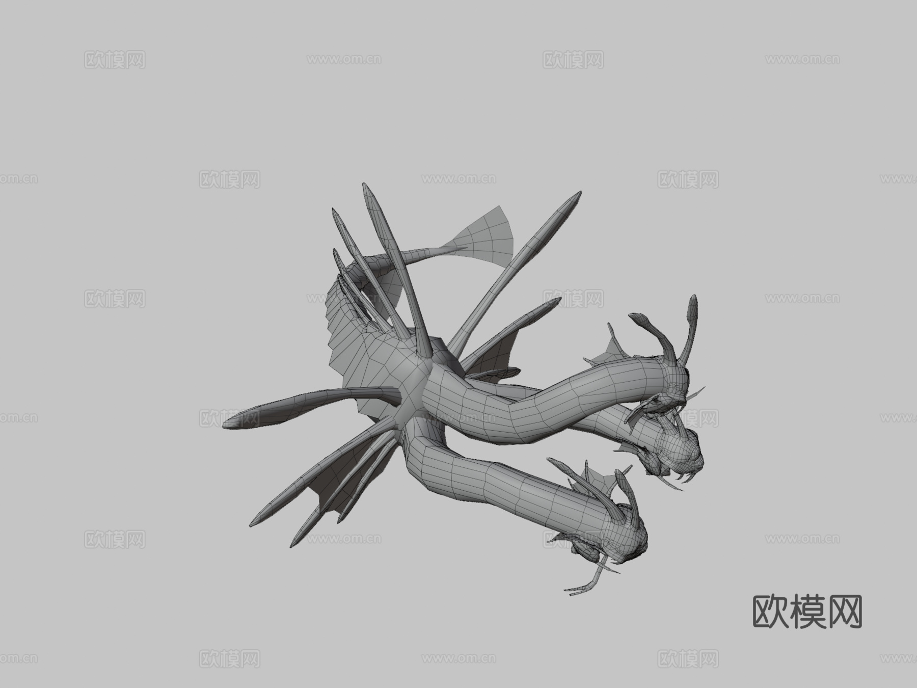 狮首海德拉3d模型