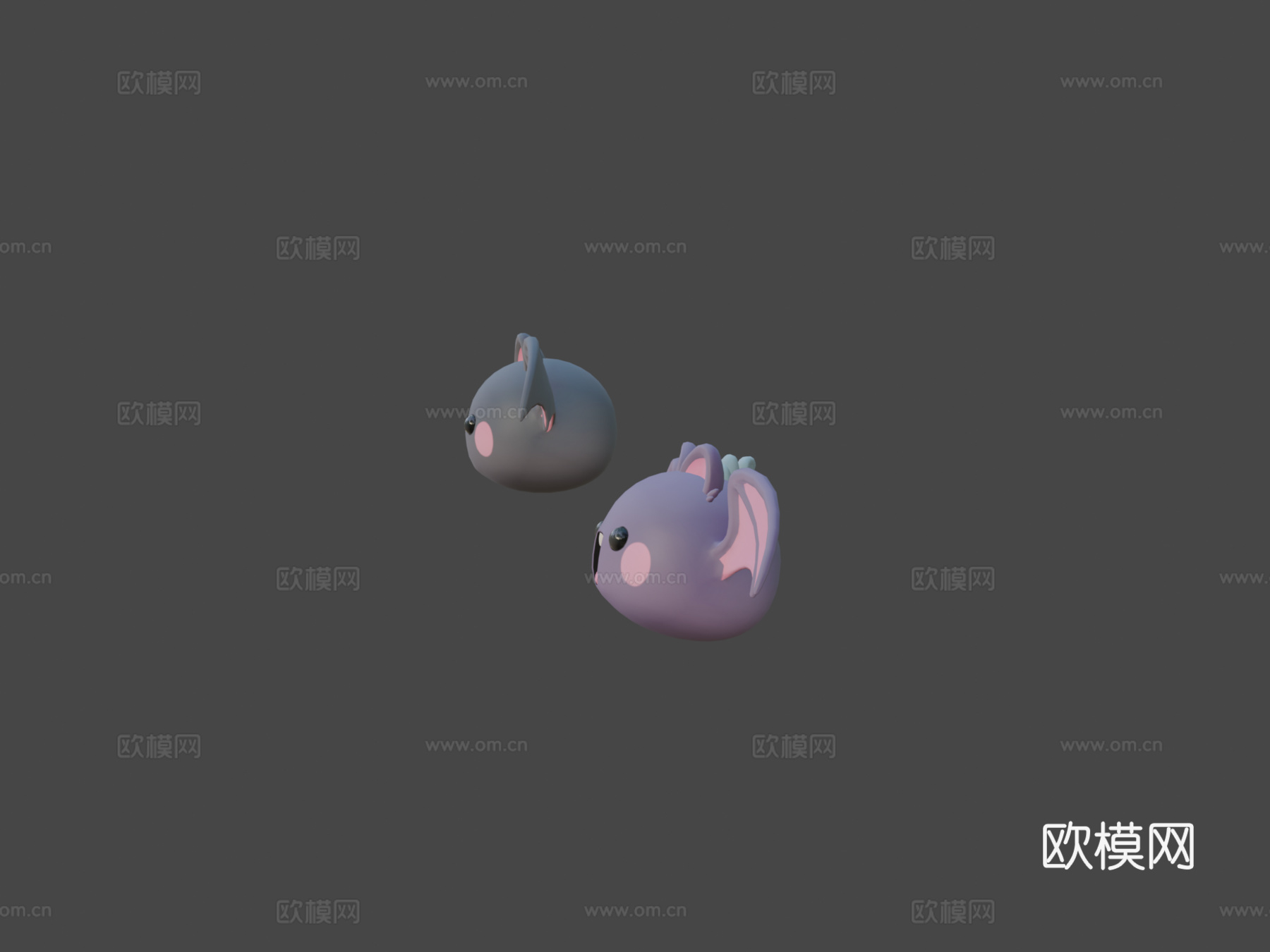 可爱小蝙蝠013d模型