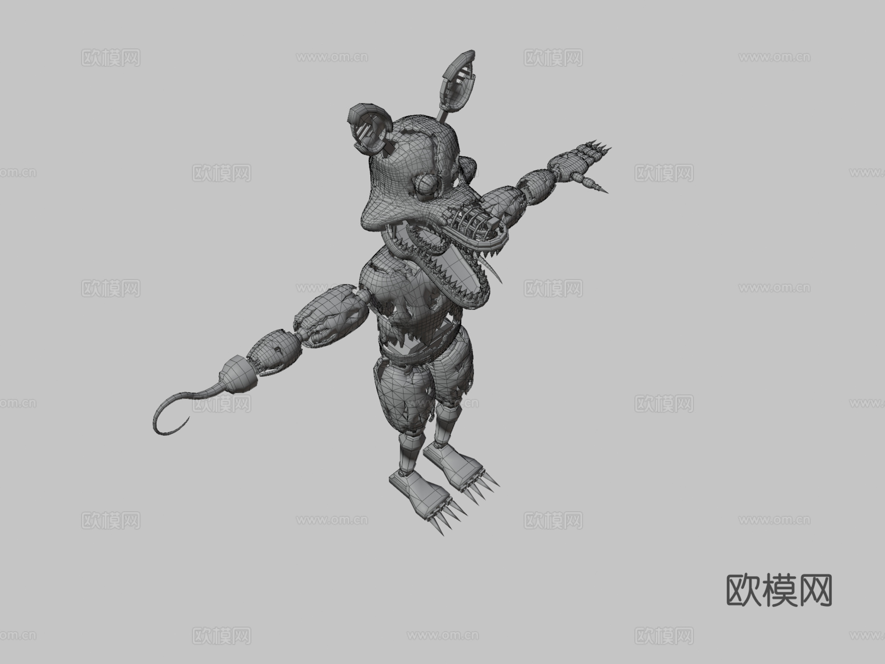 噩梦狐狸3d模型