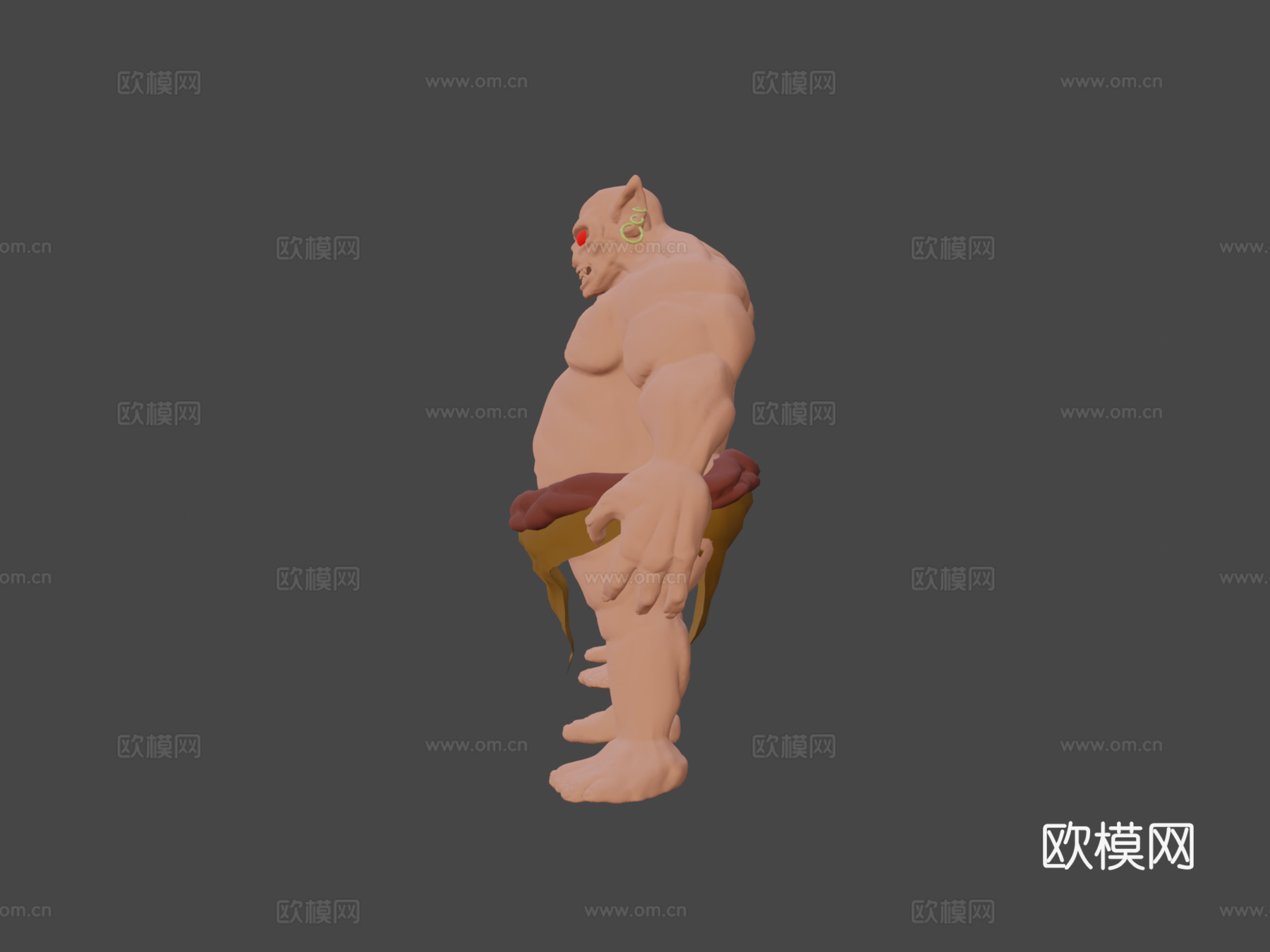 不是怪物3d模型