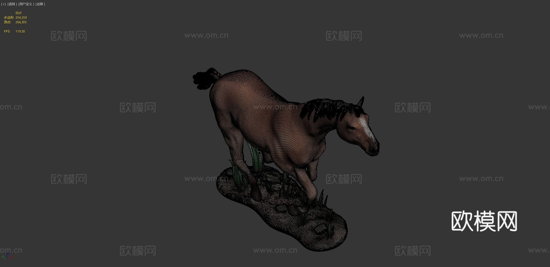 奔腾马-下载-3D可打印3d模型