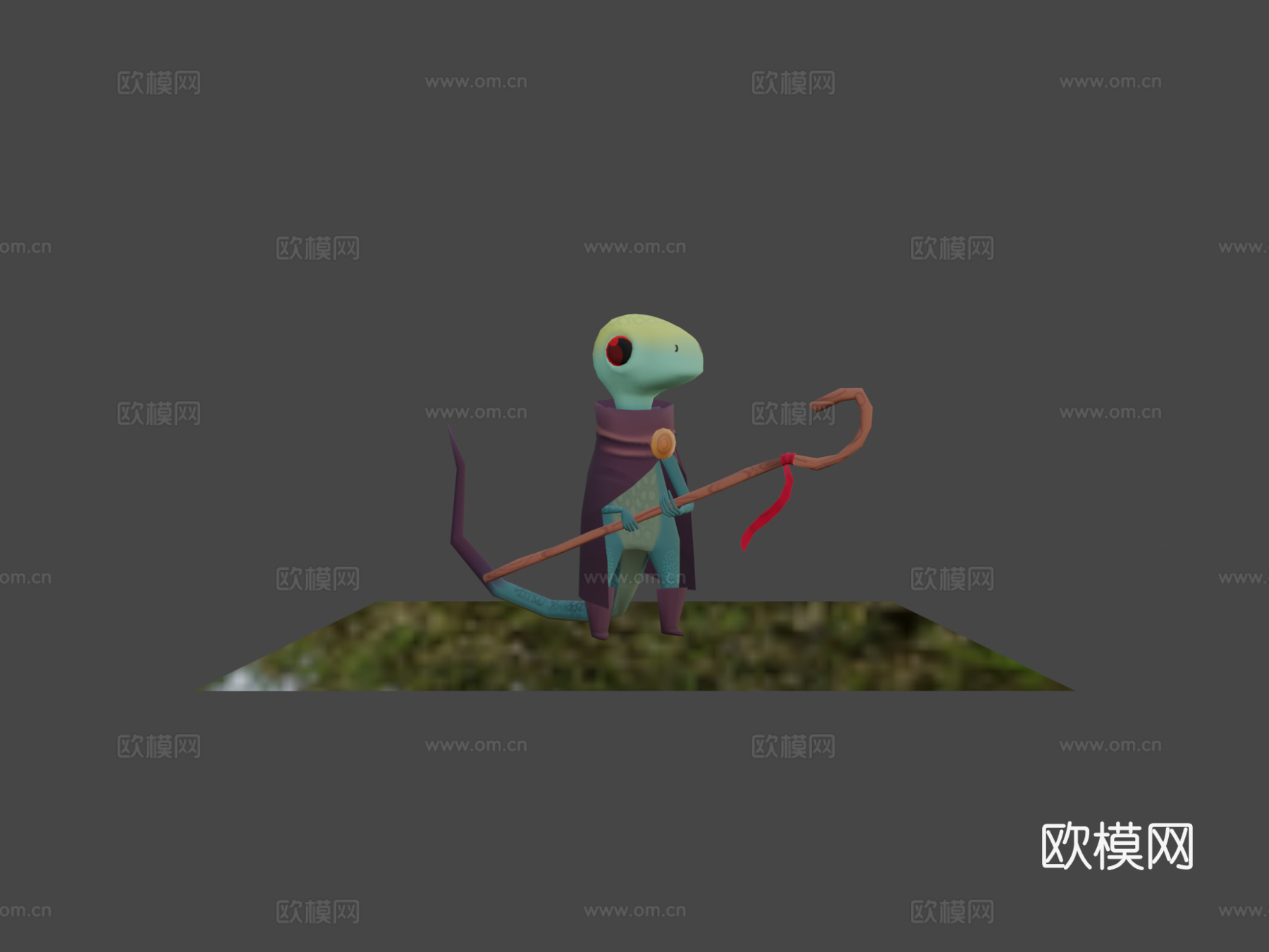 蜥蜴法师3d模型