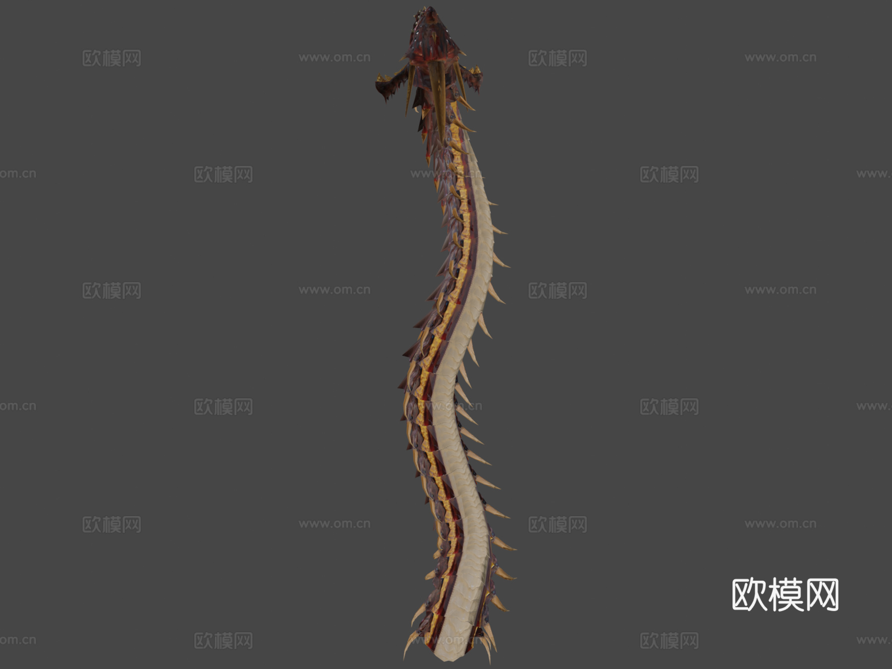 D龙虫3d模型
