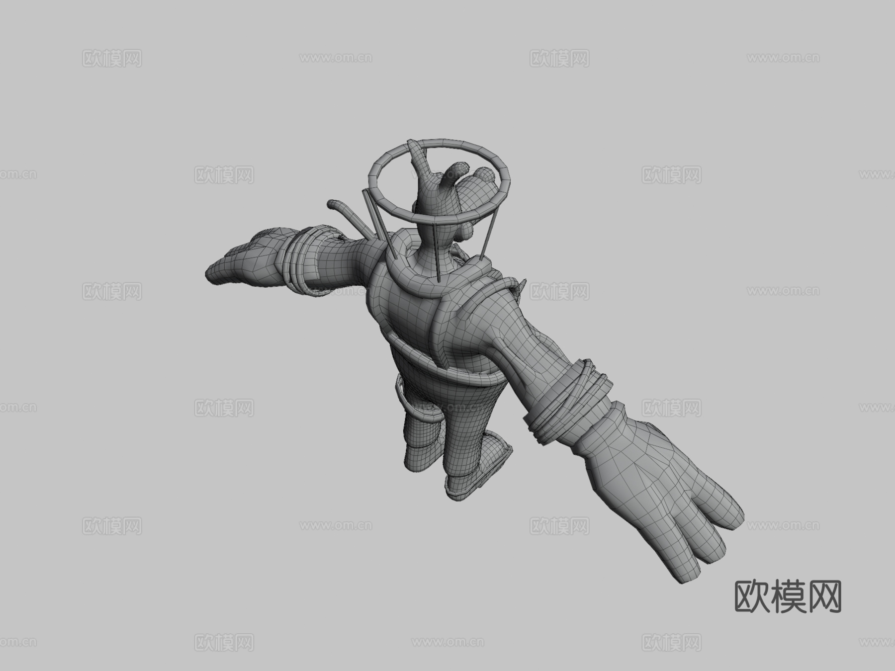 蛮力鲍里斯3d模型