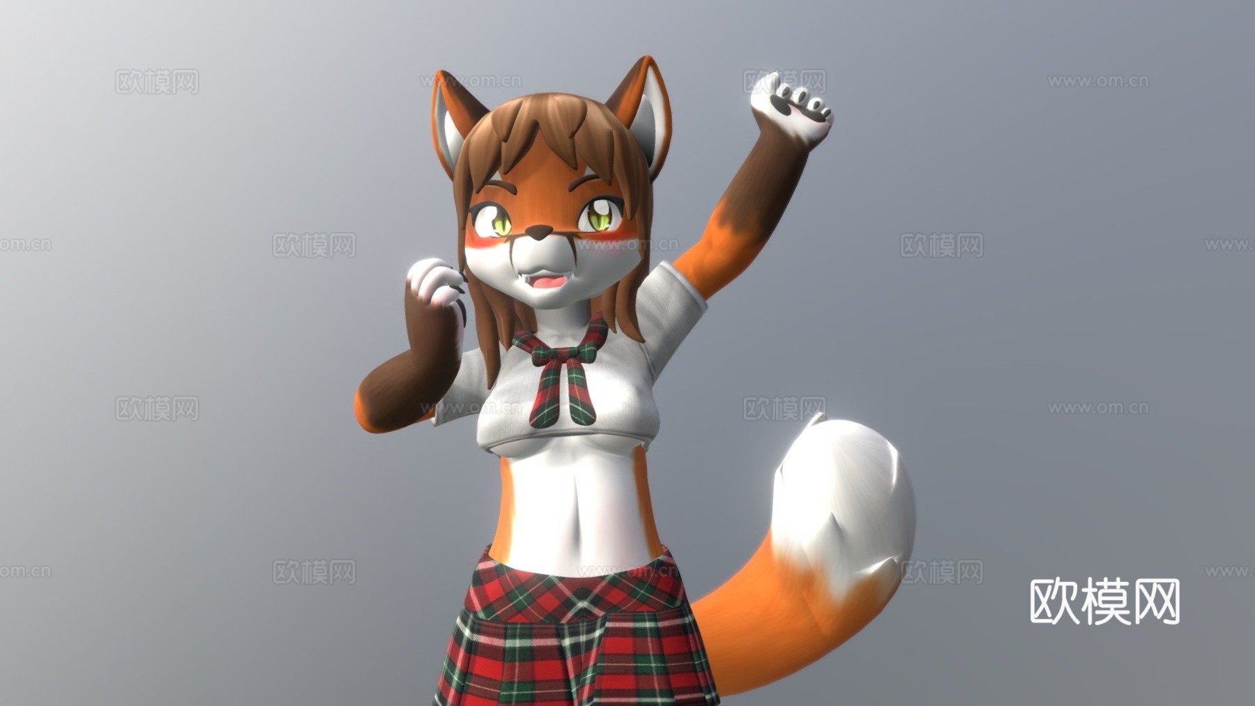 朱莉娅·白羊座3d模型