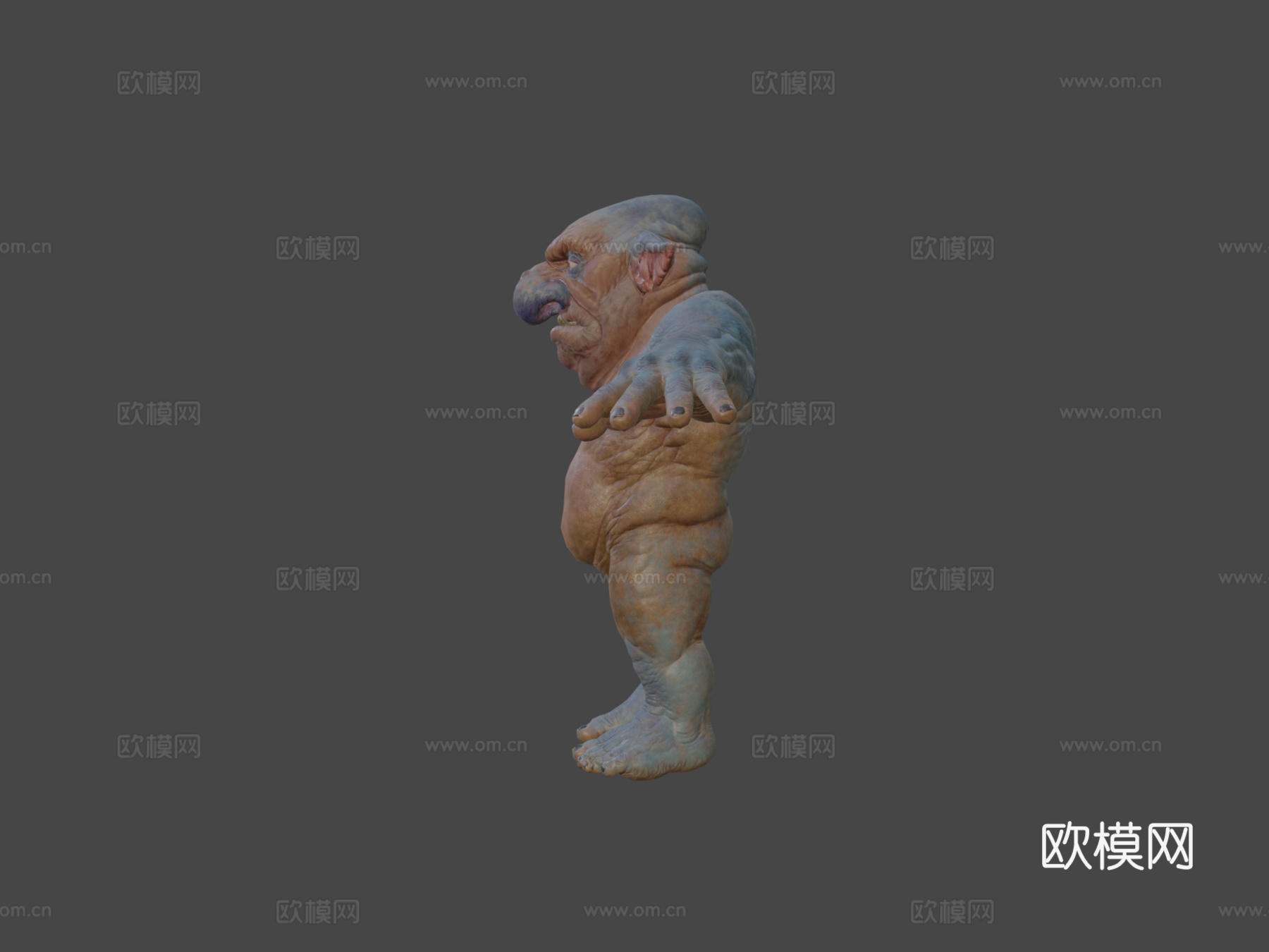 地精步兵身体3d模型