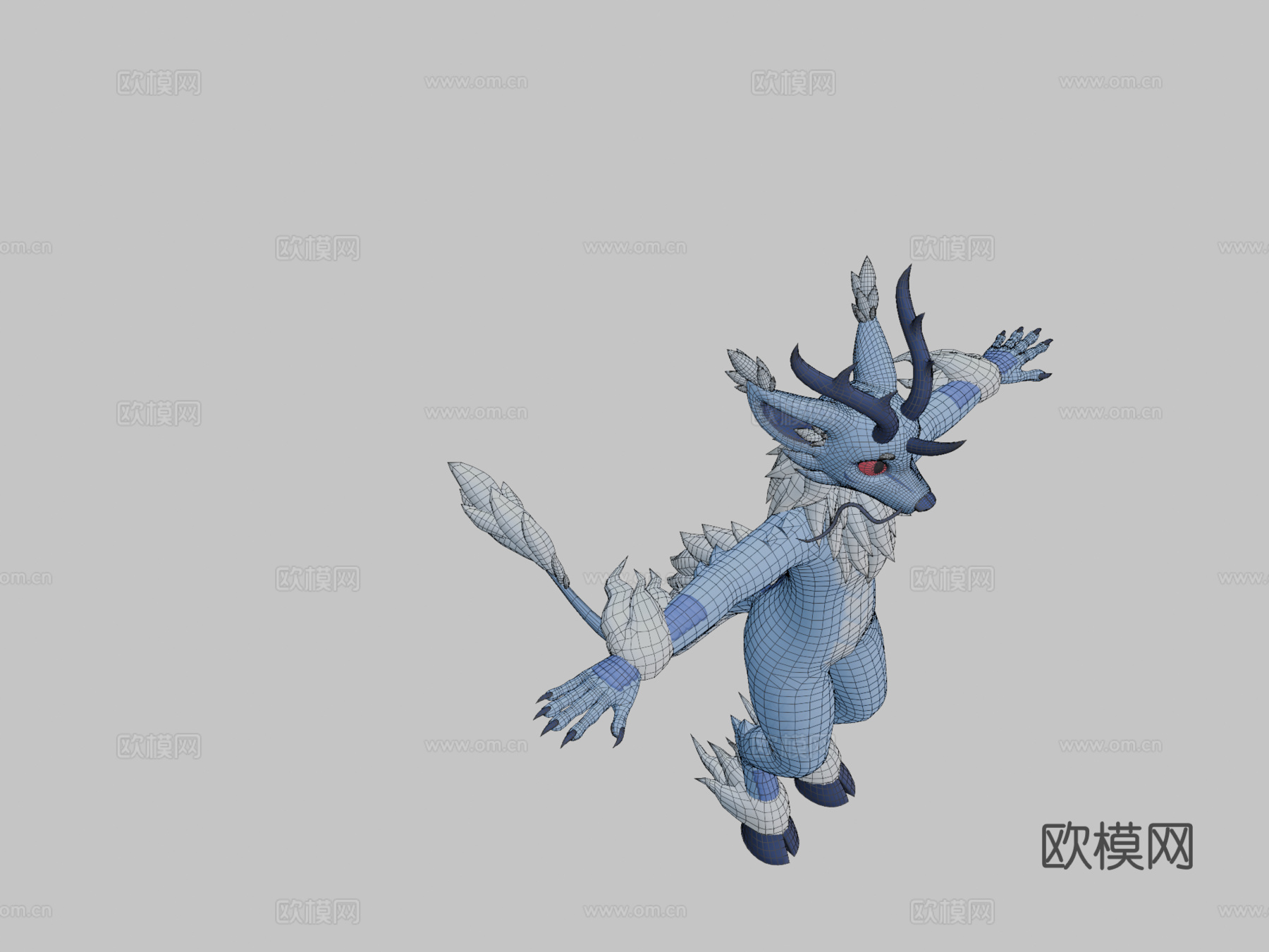 麒麟3d模型